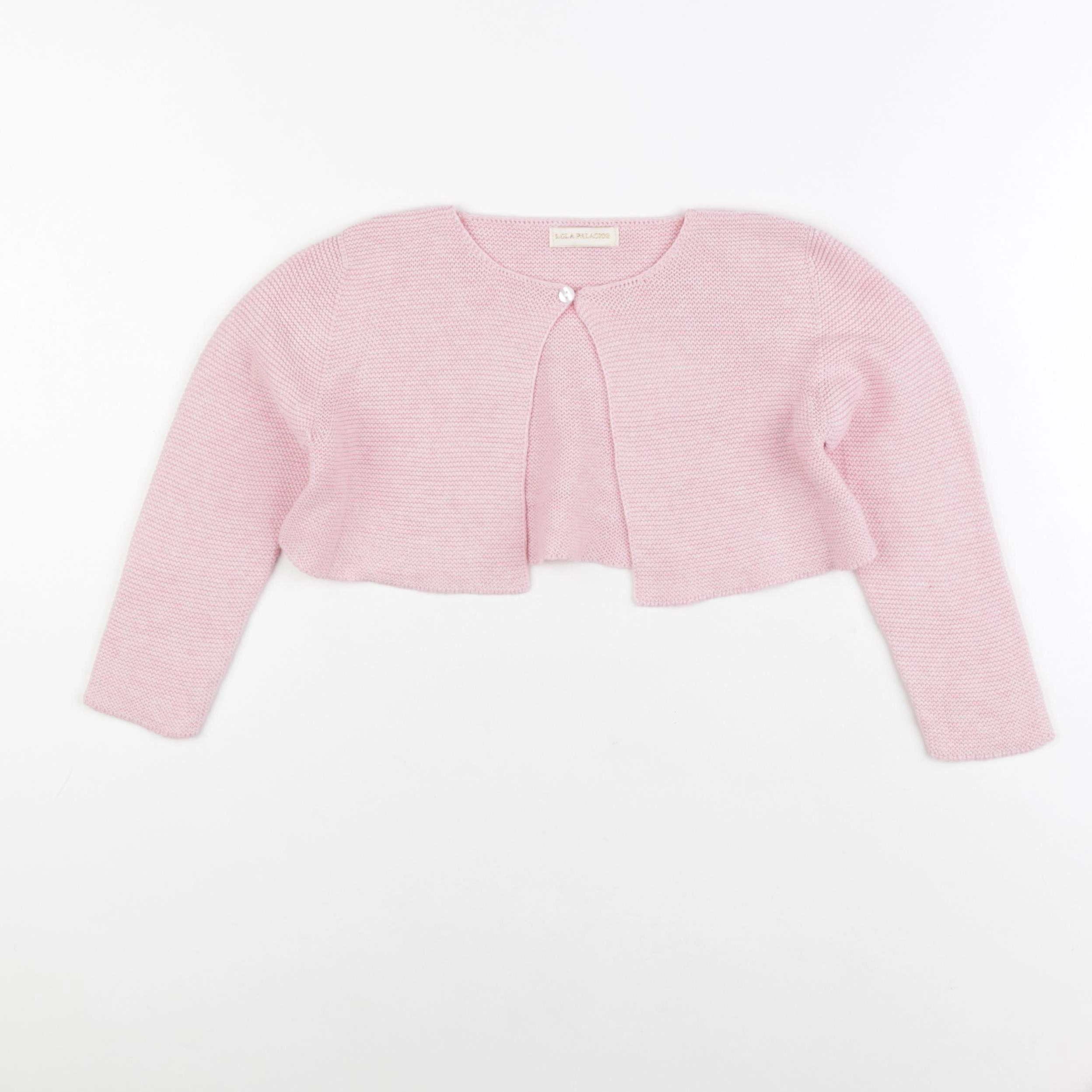Lola Palacios - gilet rose - 4 ans