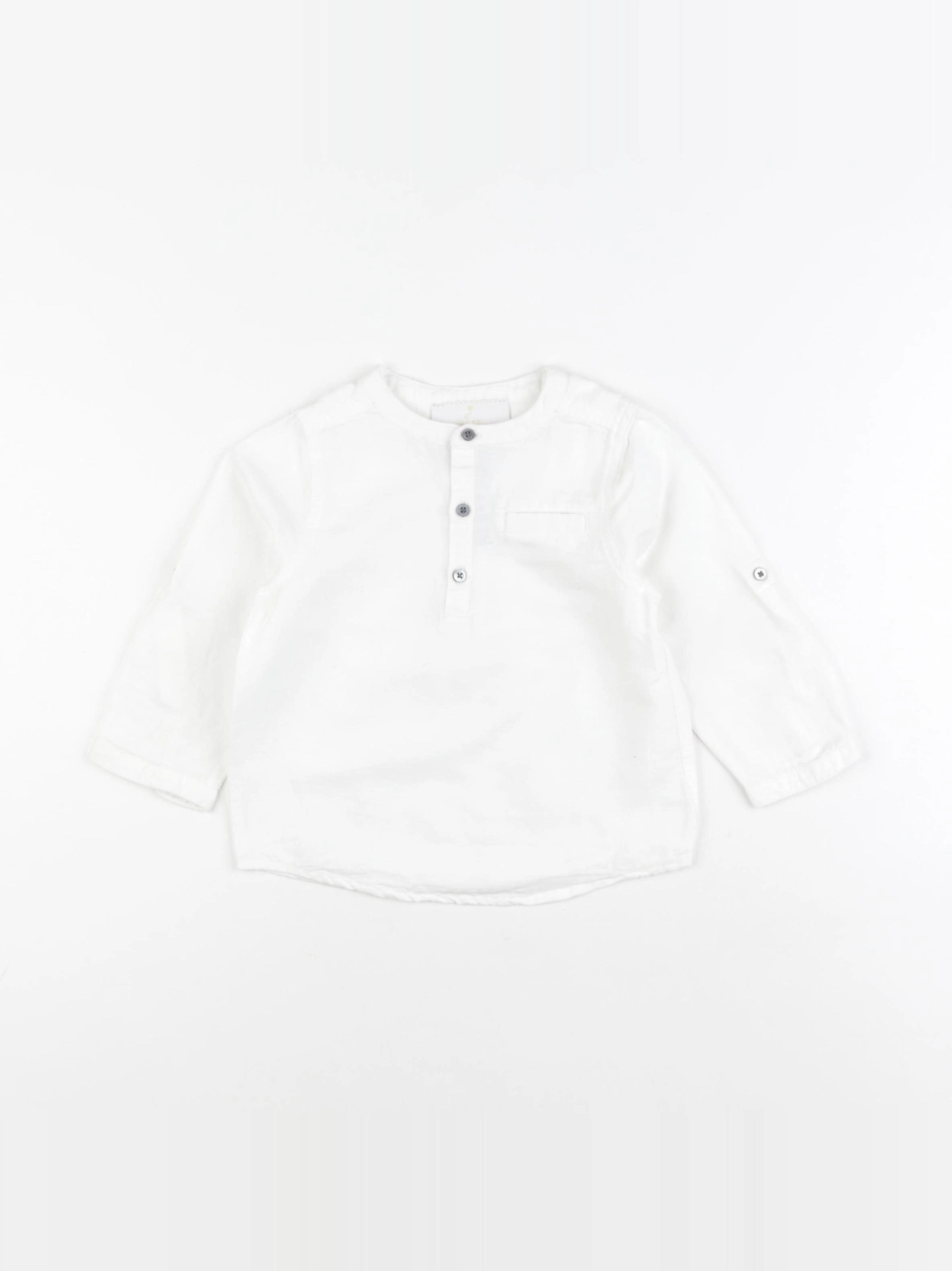 Jacadi - chemise blanc - 18 mois