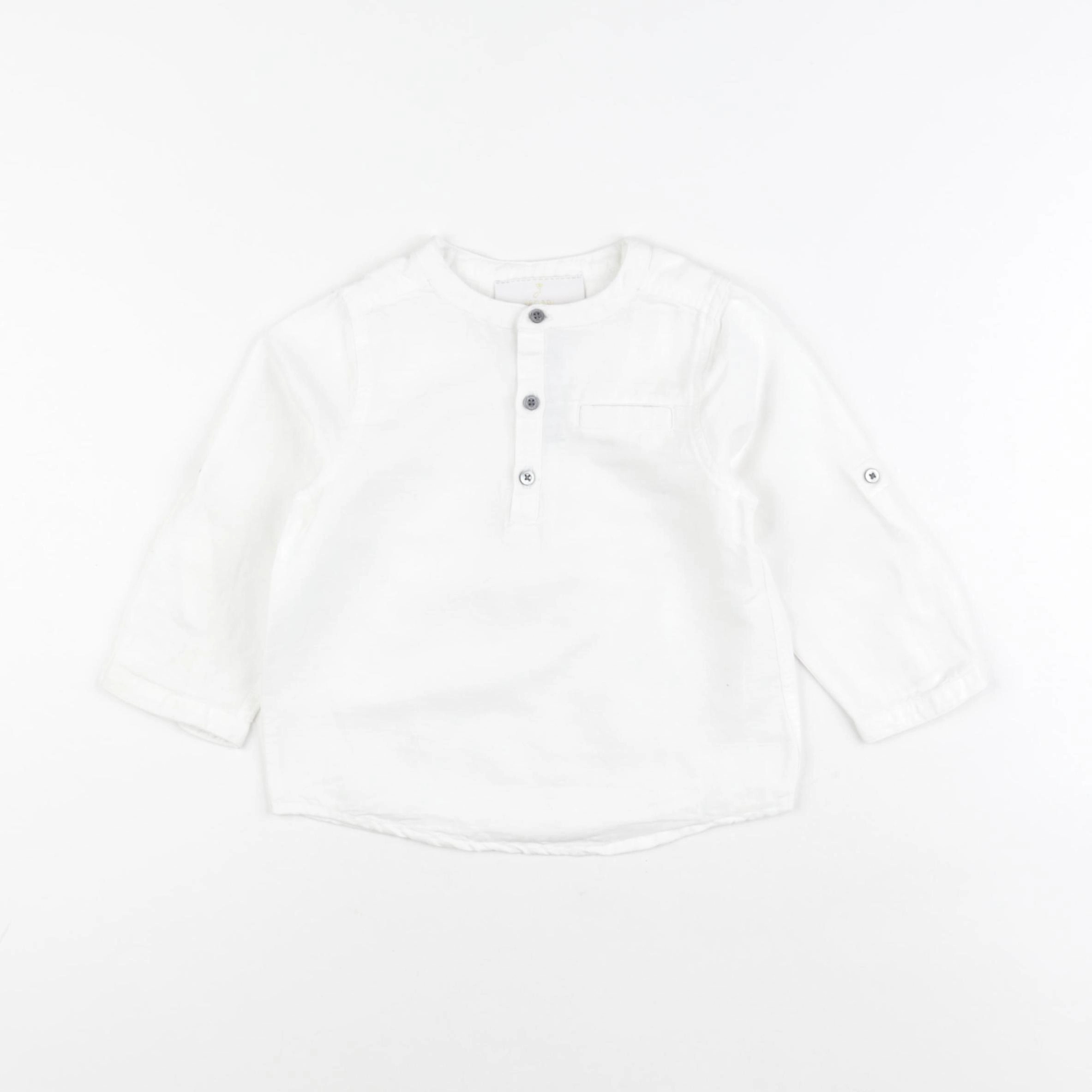 Jacadi - chemise blanc - 18 mois