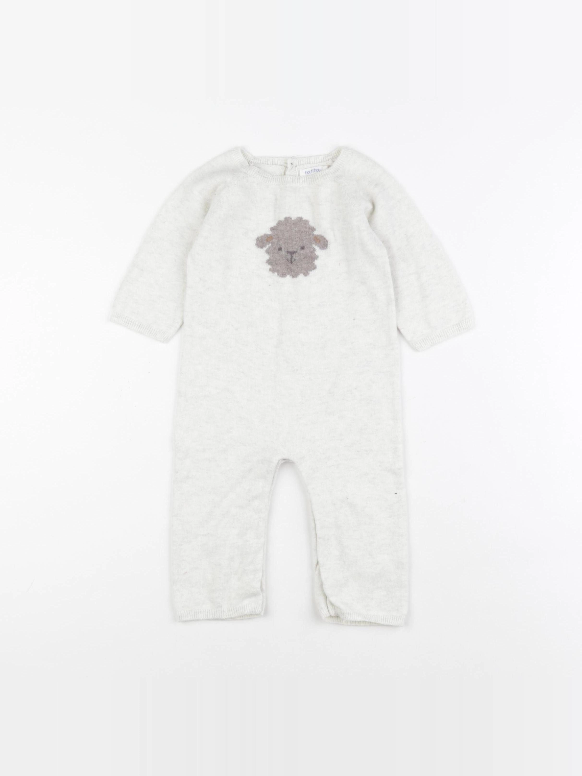 Boutchou - combinaison beige - 6 mois