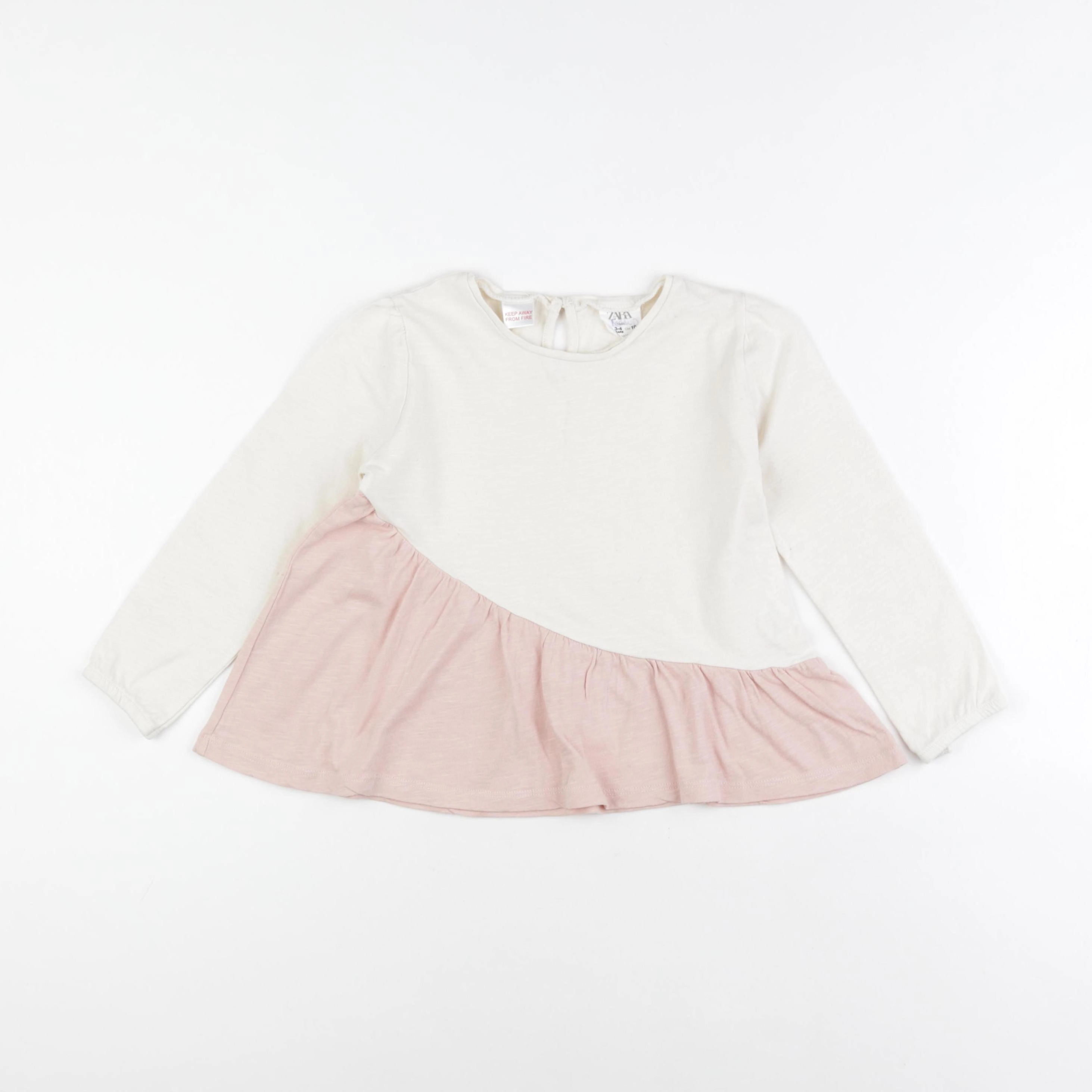 Zara - tee-shirt blanc - 3/4 ans