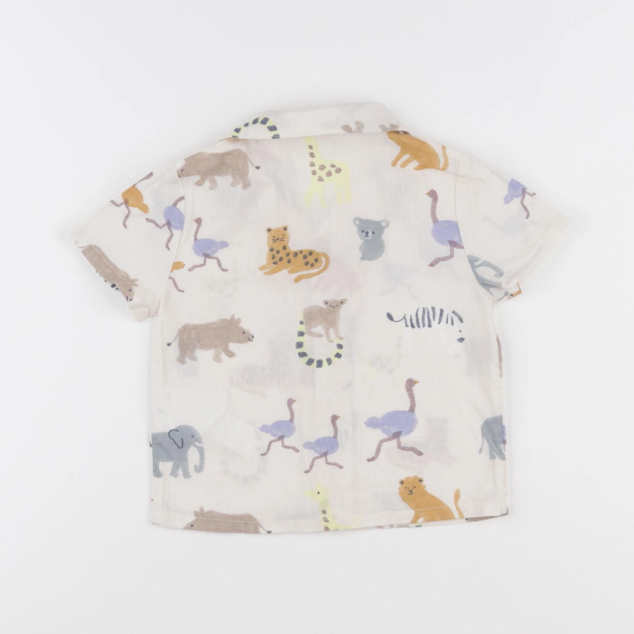Boutchou - chemise beige - 12 mois