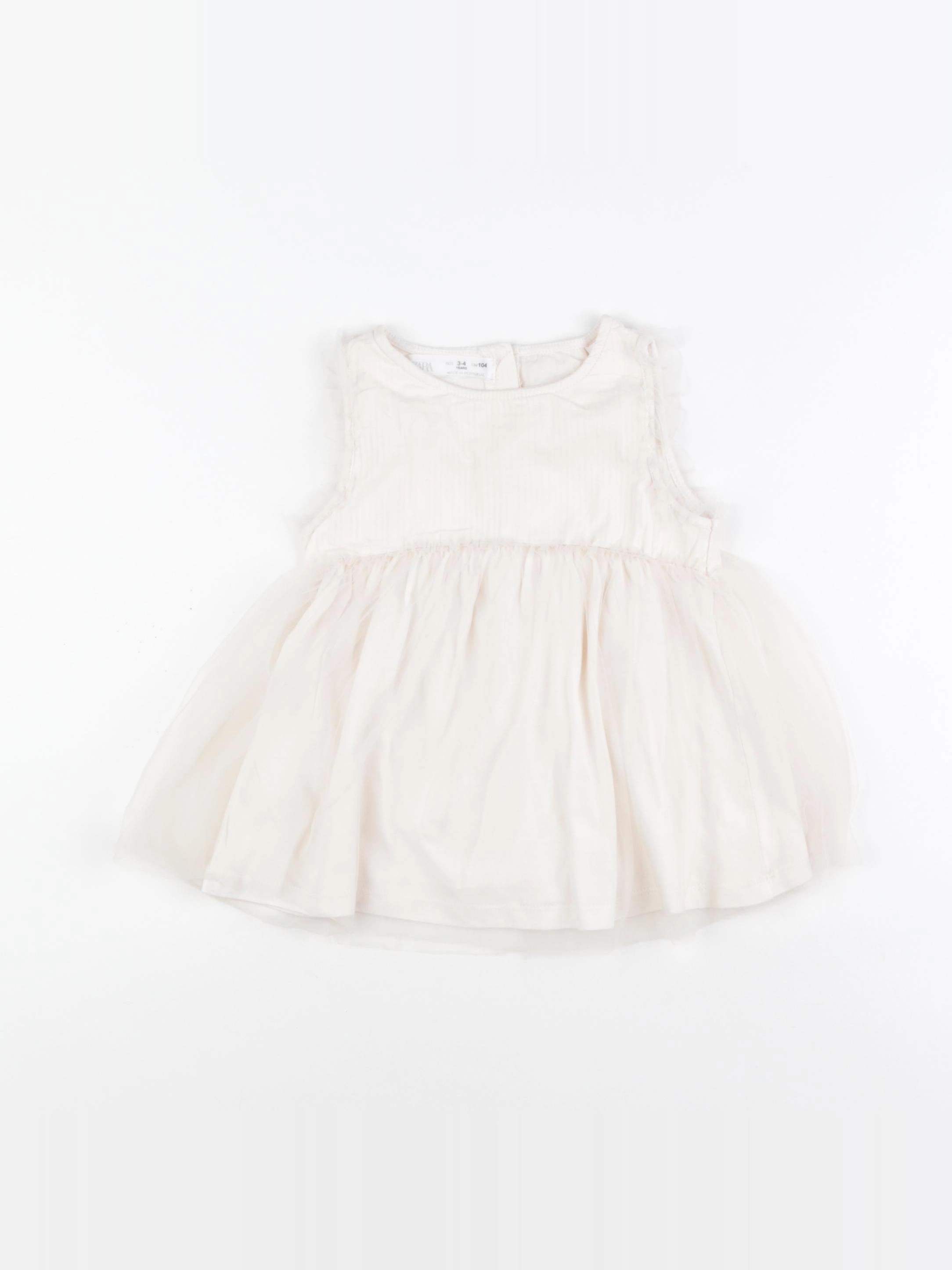 Zara - débardeur beige - 3/4 ans