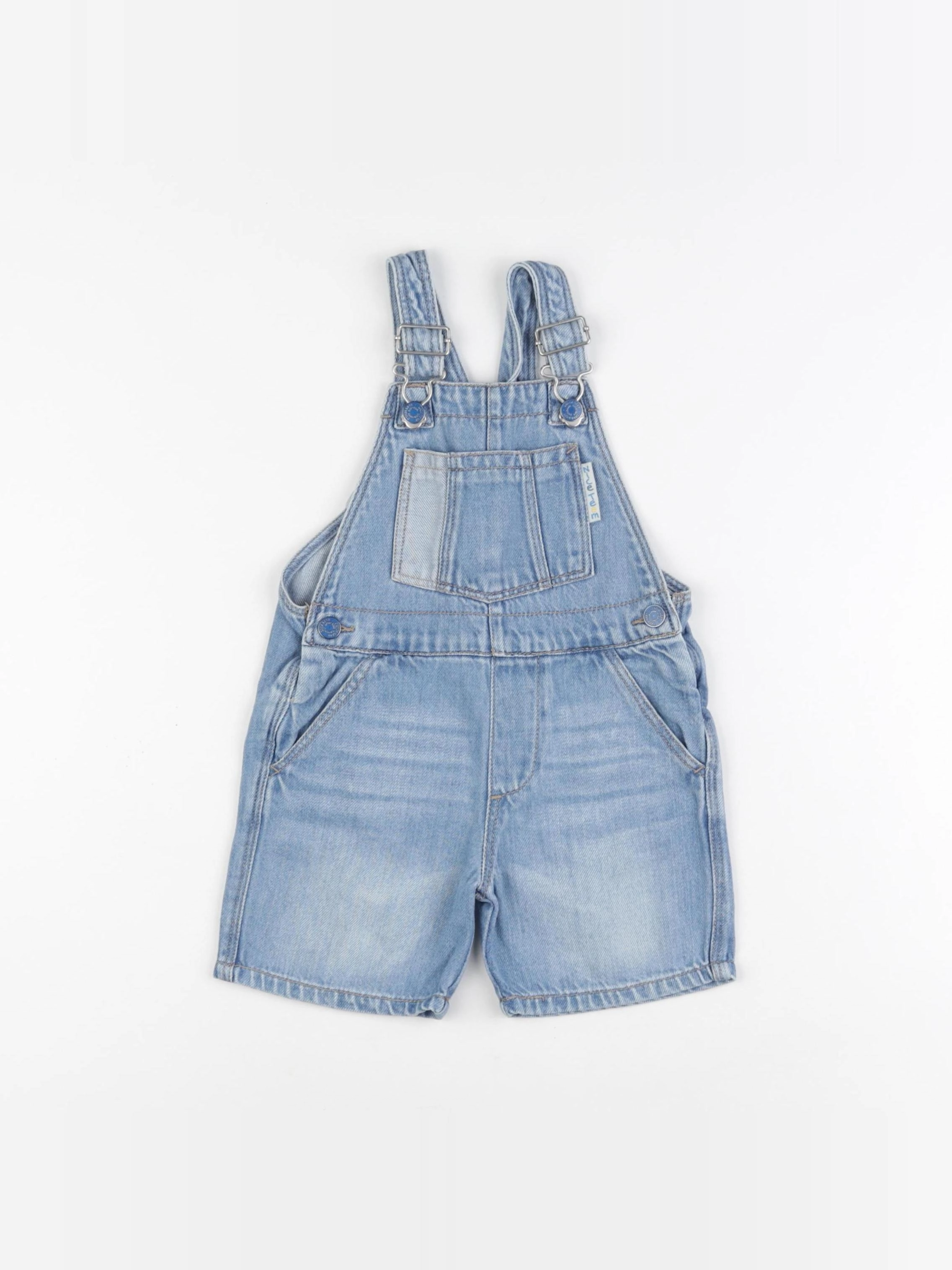 Zara - salopette bleu - 12/18 mois