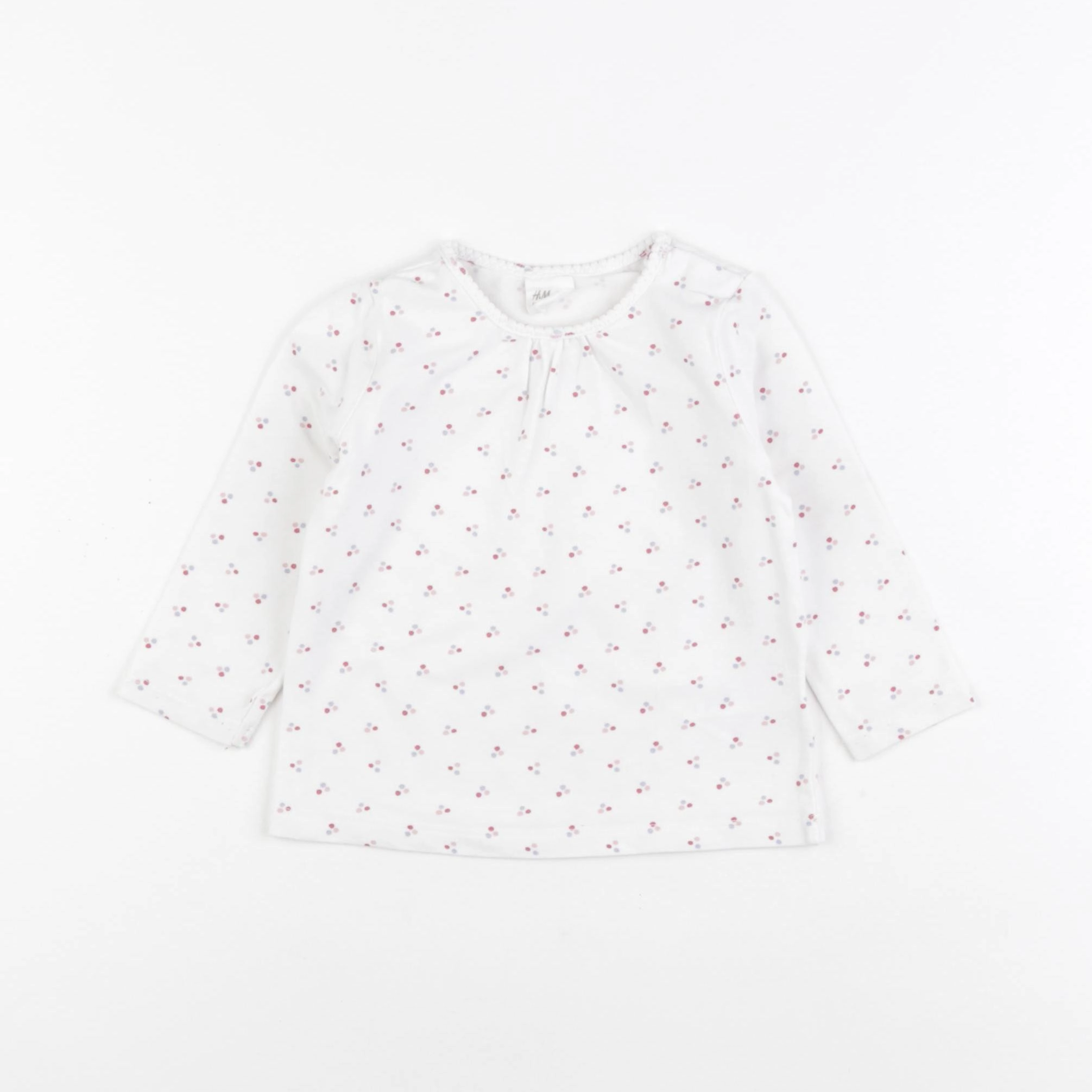 H&M - tee-shirt blanc - 6/9 mois