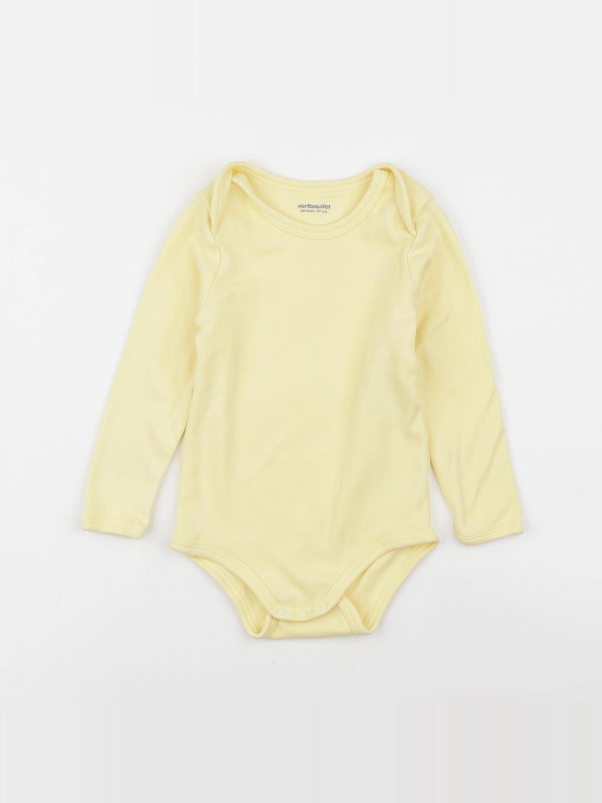 Vertbaudet - body jaune - 36 mois
