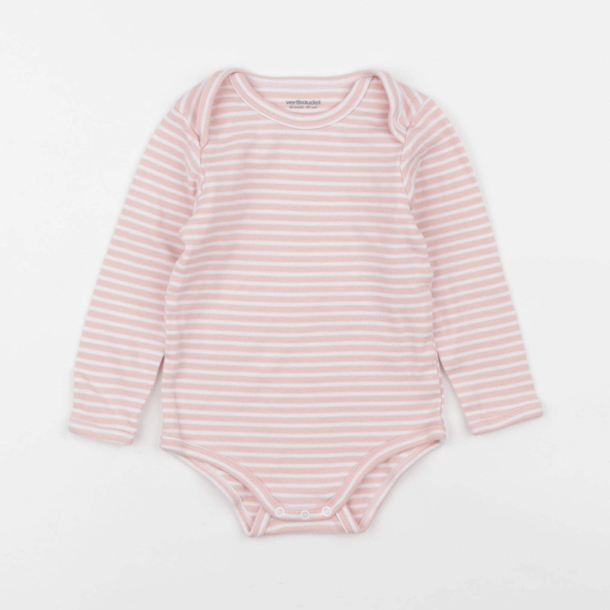 Vertbaudet - body rose - 36 mois