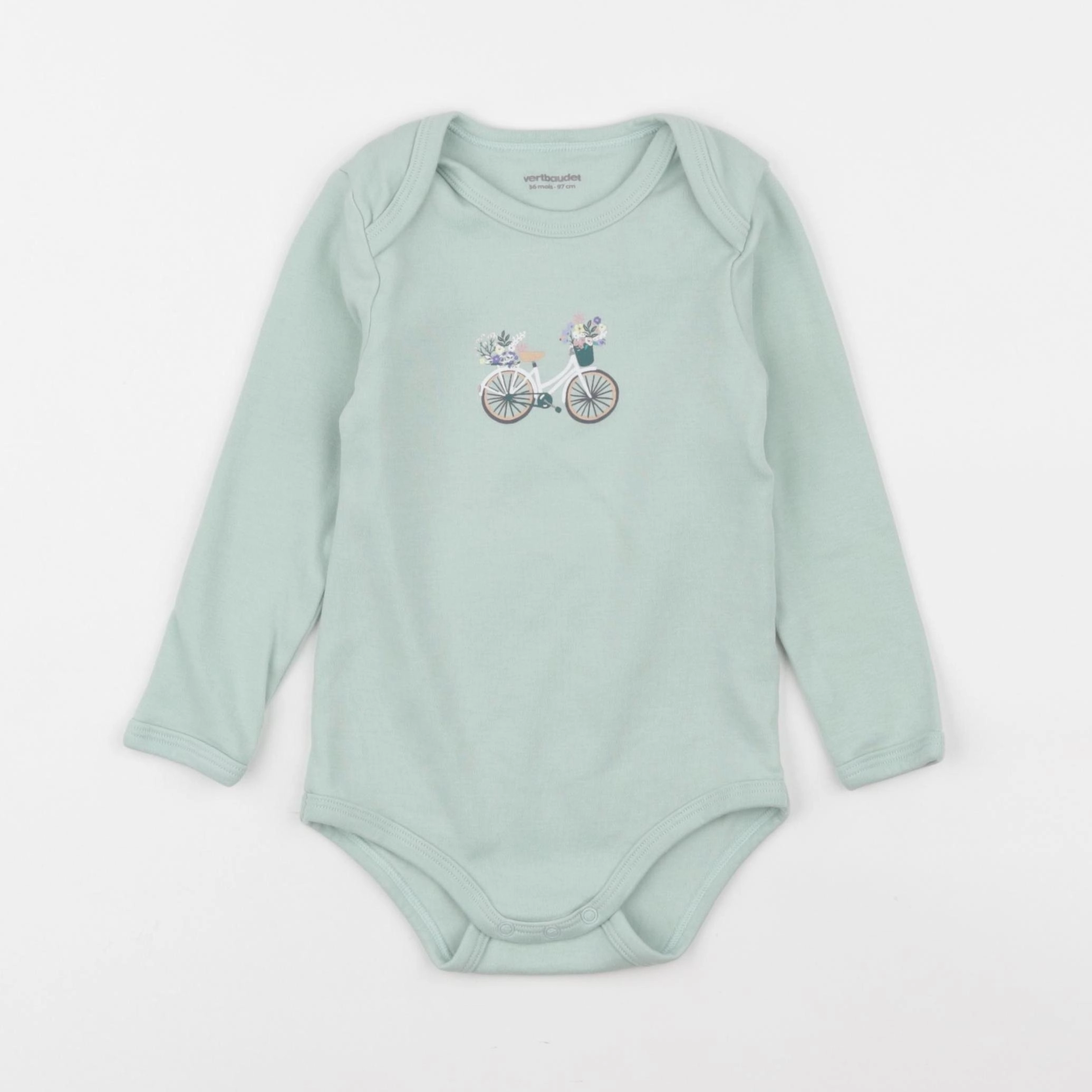 Vertbaudet - body vert - 36 mois