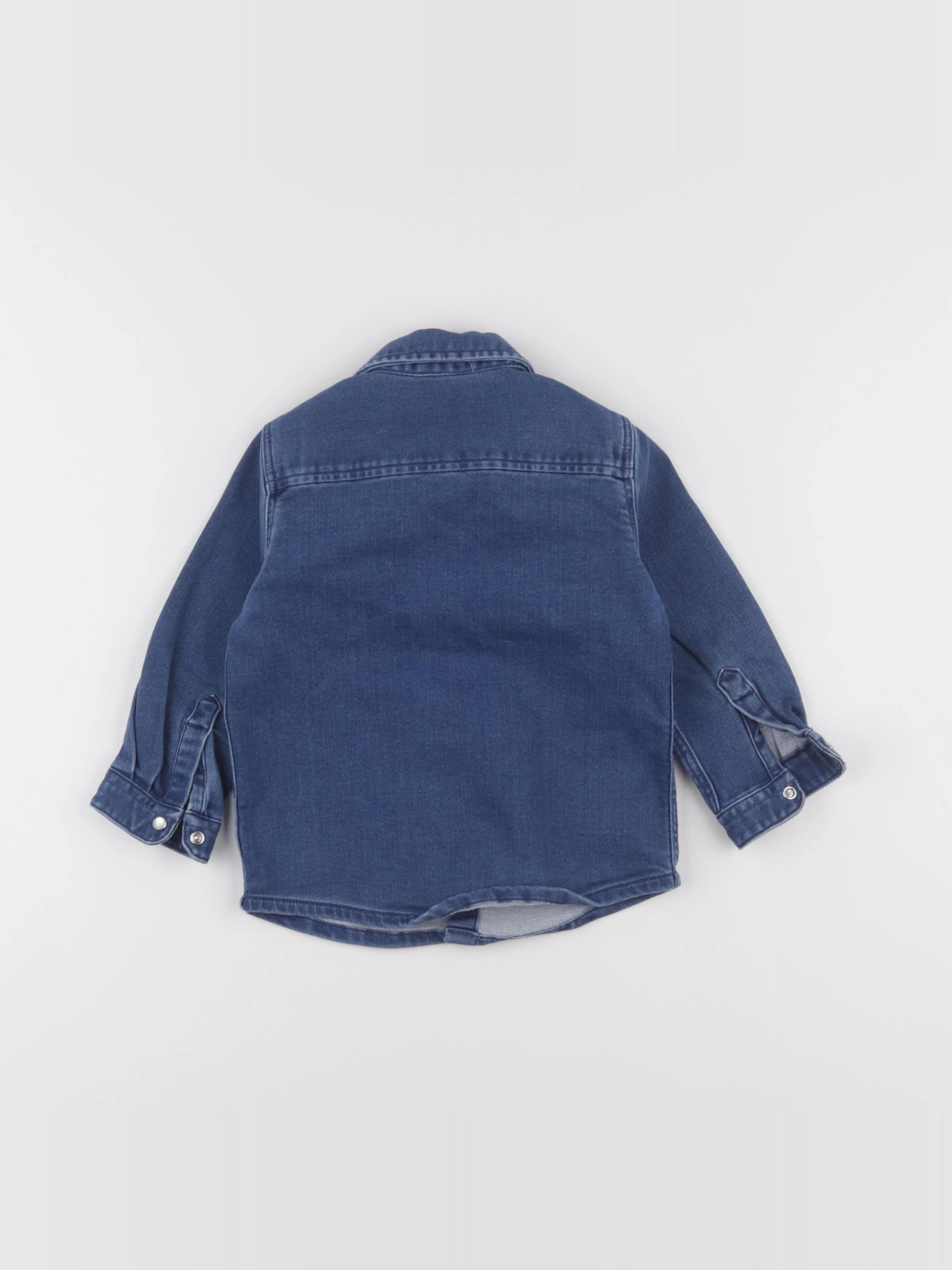 Boutchou - chemise bleu - 24 mois