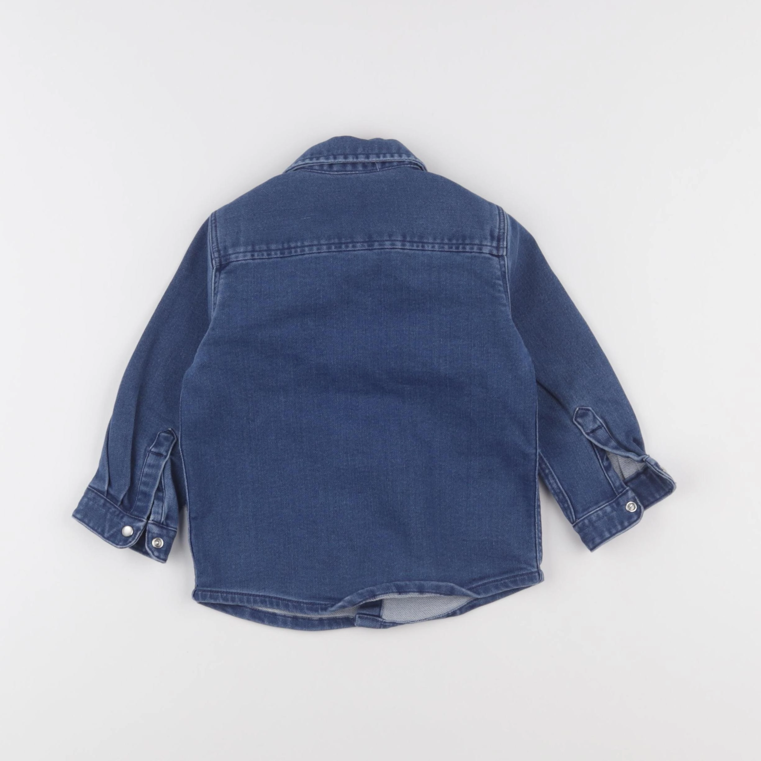 Boutchou - chemise bleu - 24 mois