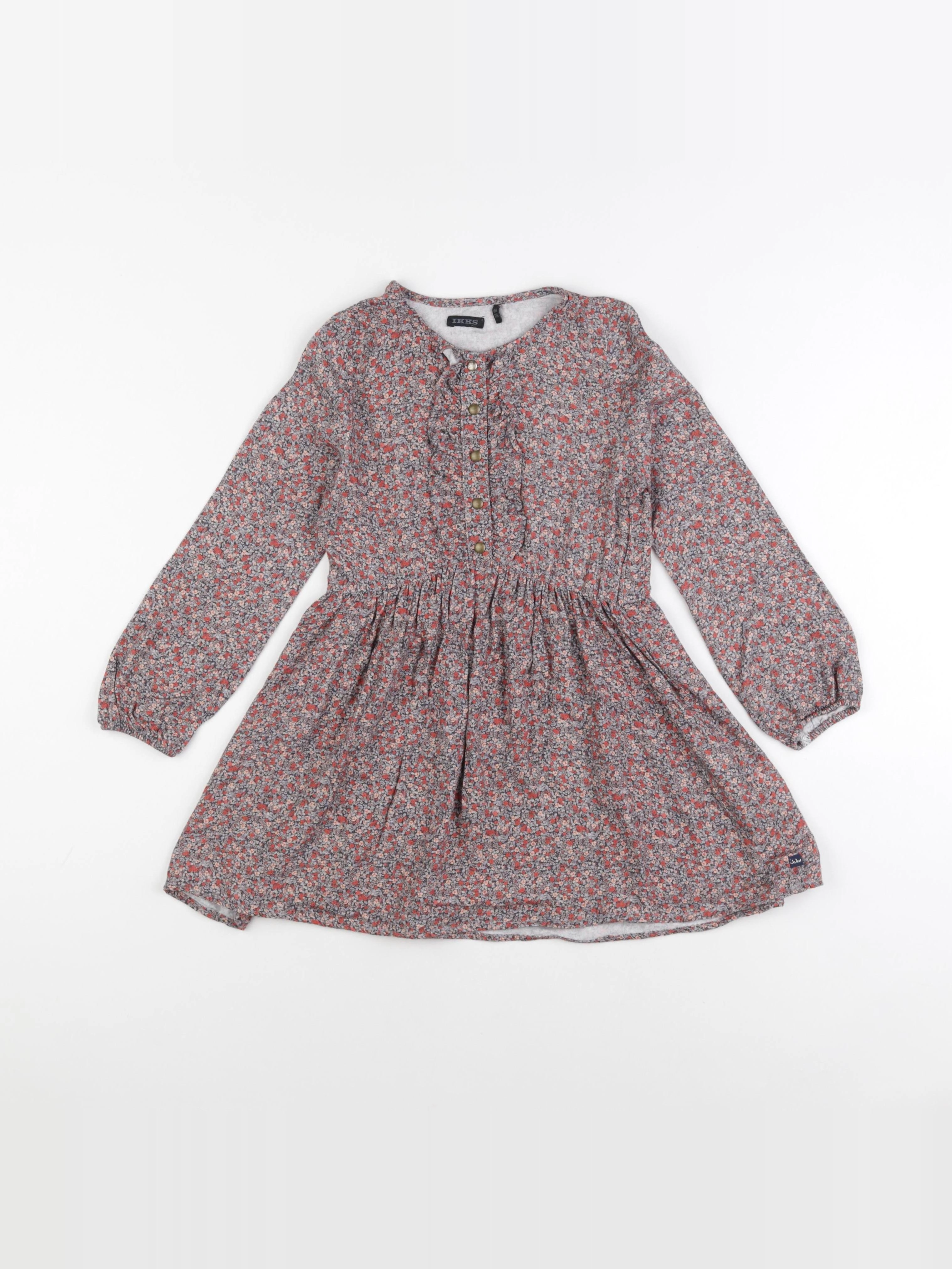 IKKS - robe rose - 6 ans