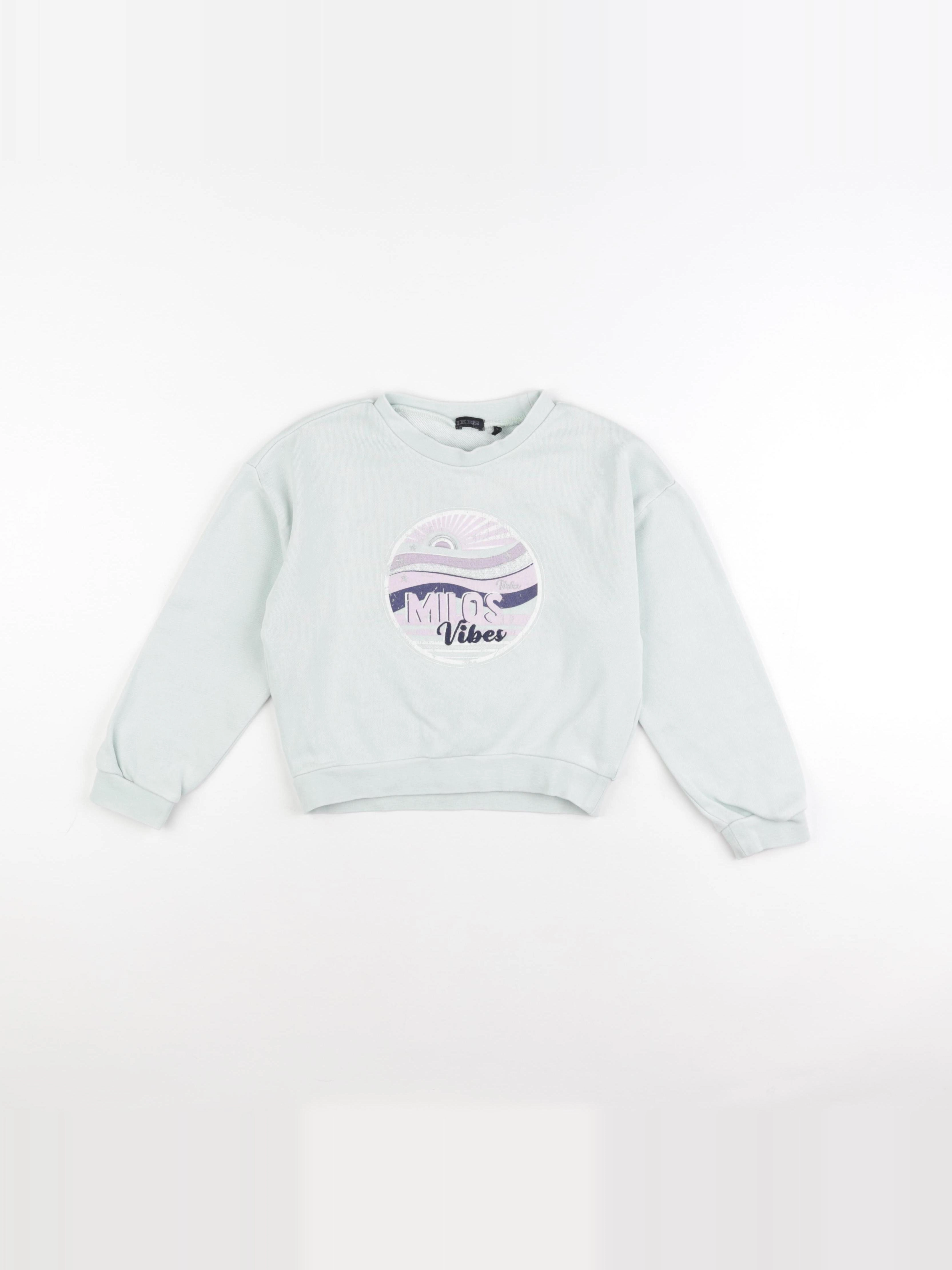 IKKS - sweat bleu - 6 ans