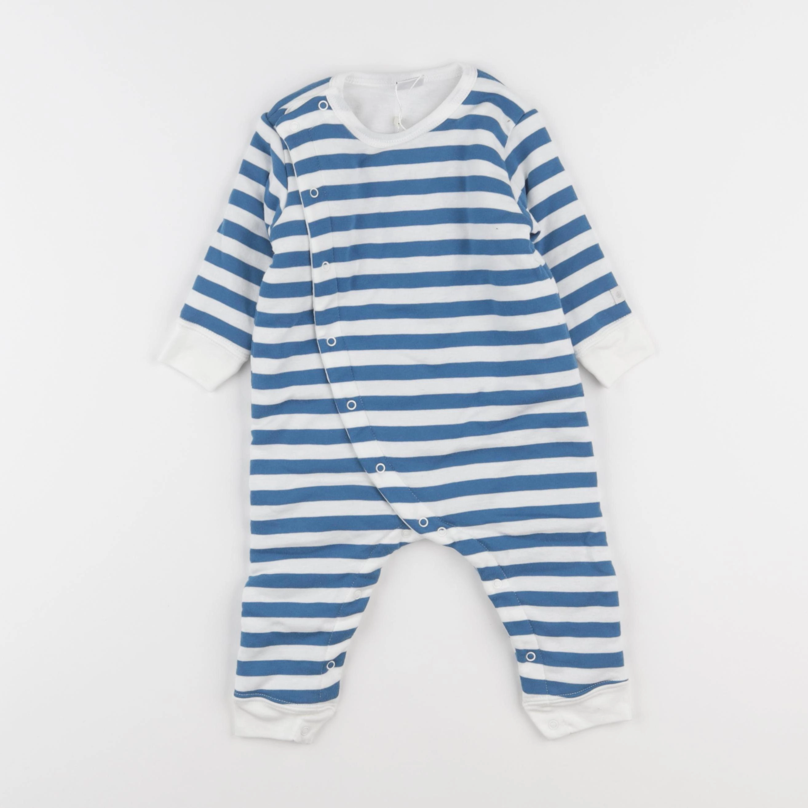 Petit Bateau - sur-pyjama bleu - 12 mois