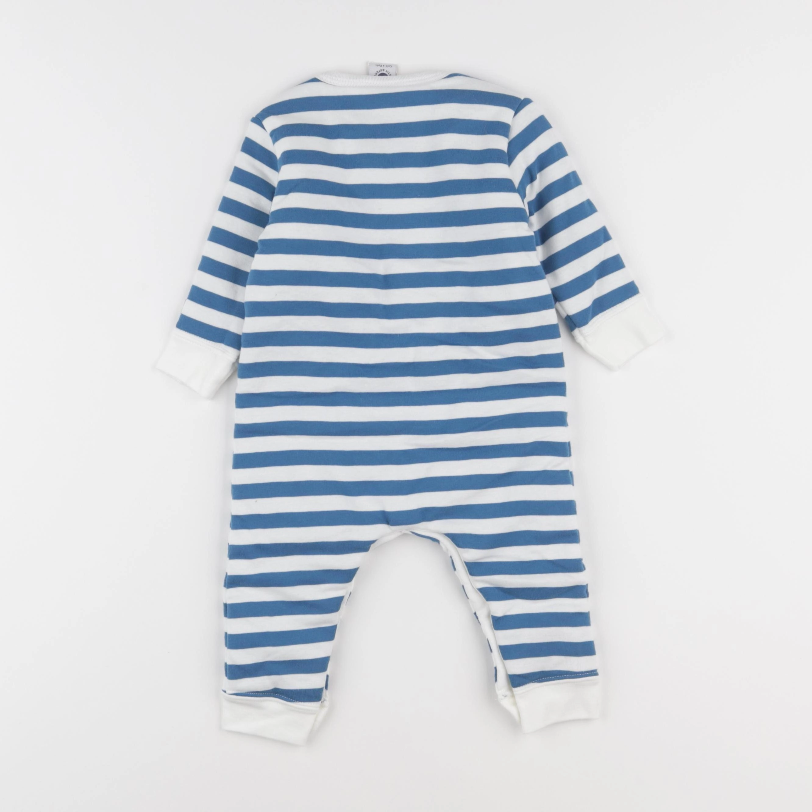Petit Bateau - sur-pyjama bleu - 12 mois