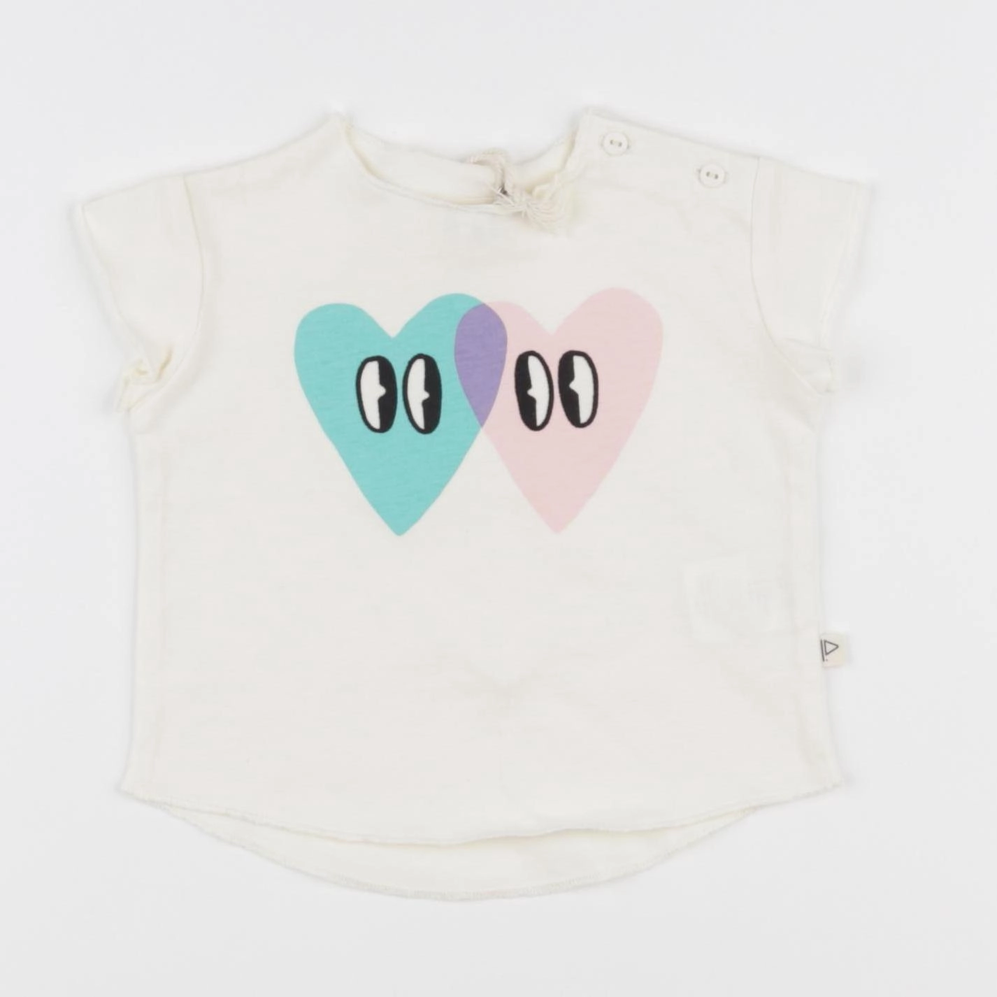 Arsène et les pipelettes - tee-shirt multicolore - 3 mois
