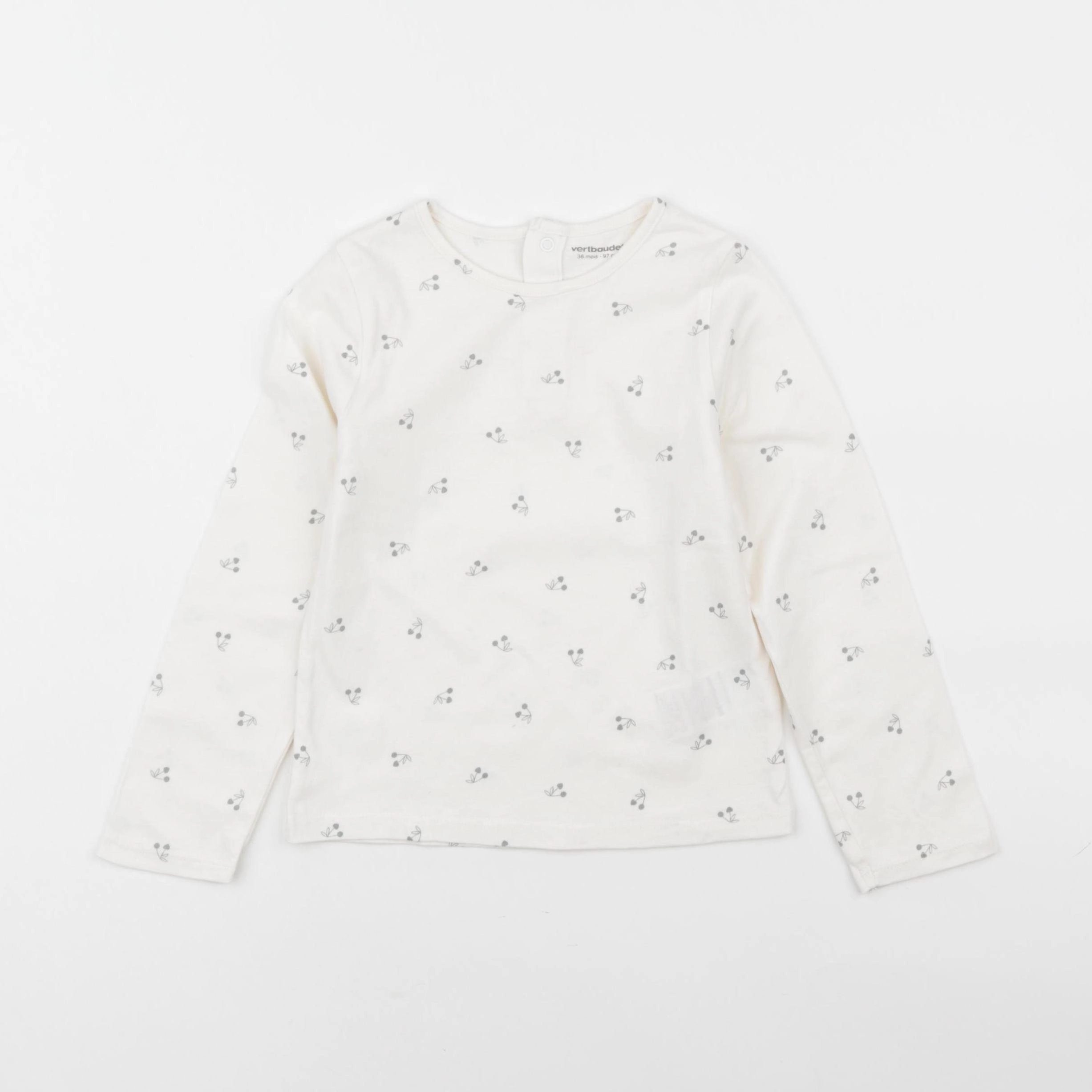 Vertbaudet - tee-shirt beige - 36 mois