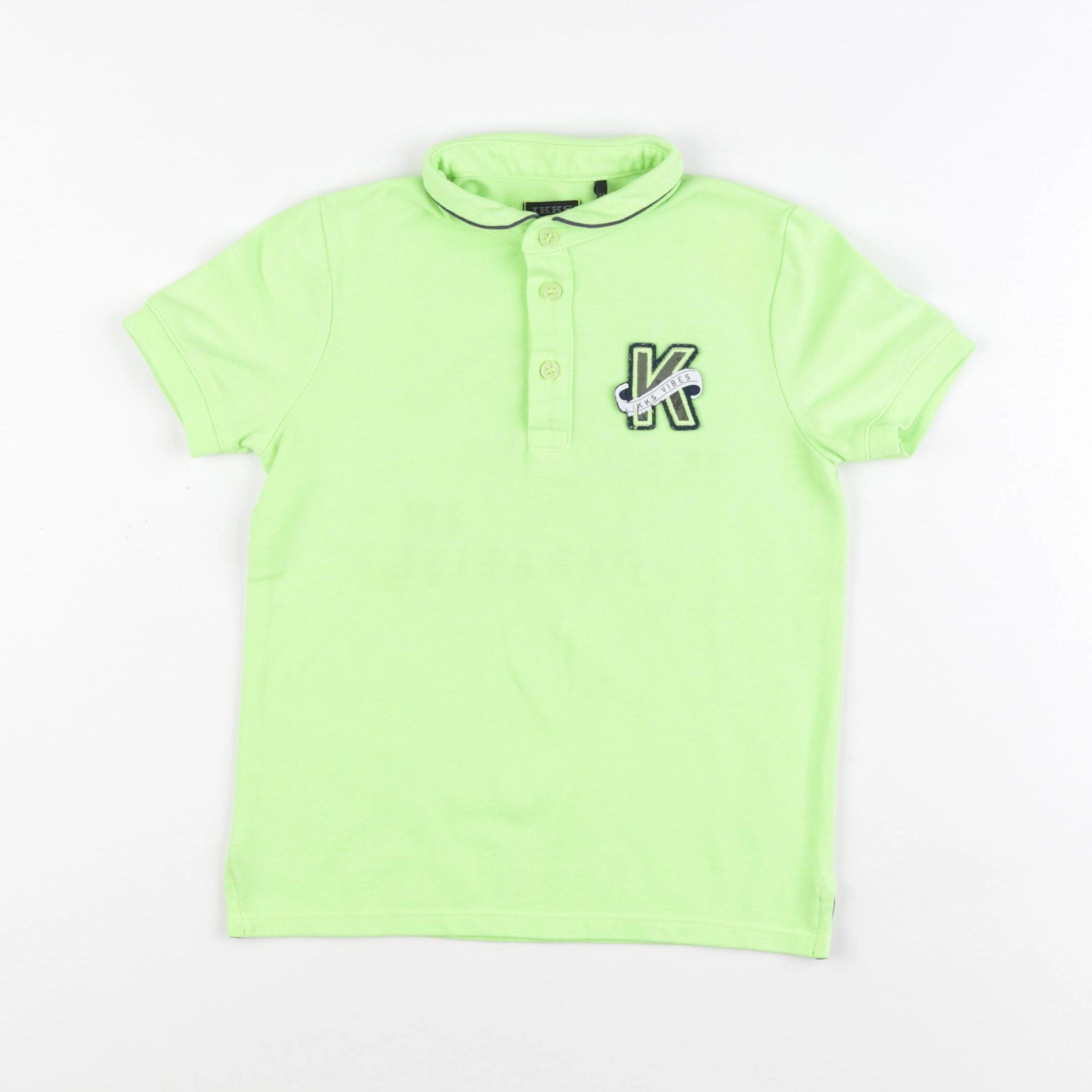 IKKS - polo imprimé au dos vert - 4 ans