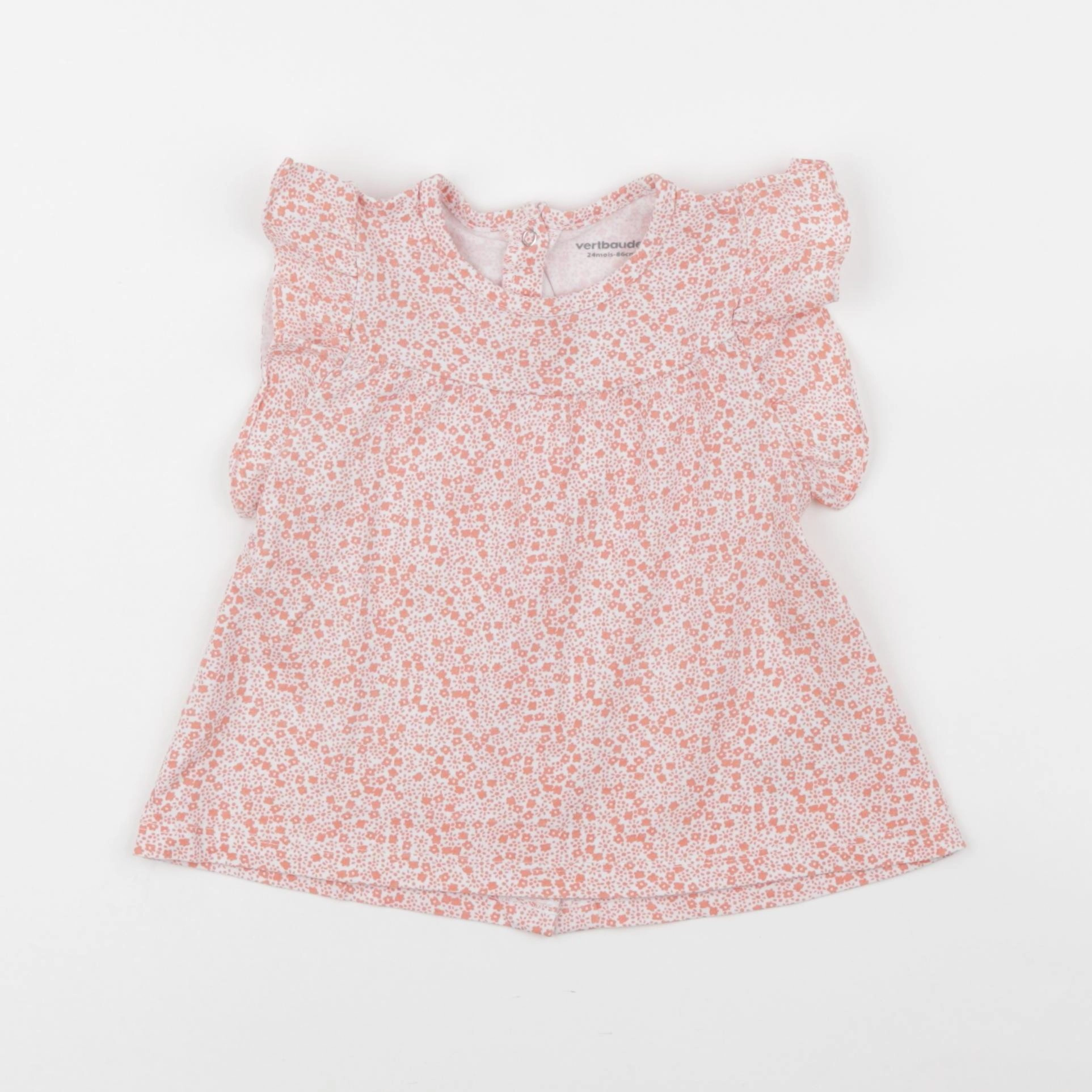 Vertbaudet - tee-shirt rose - 24 mois