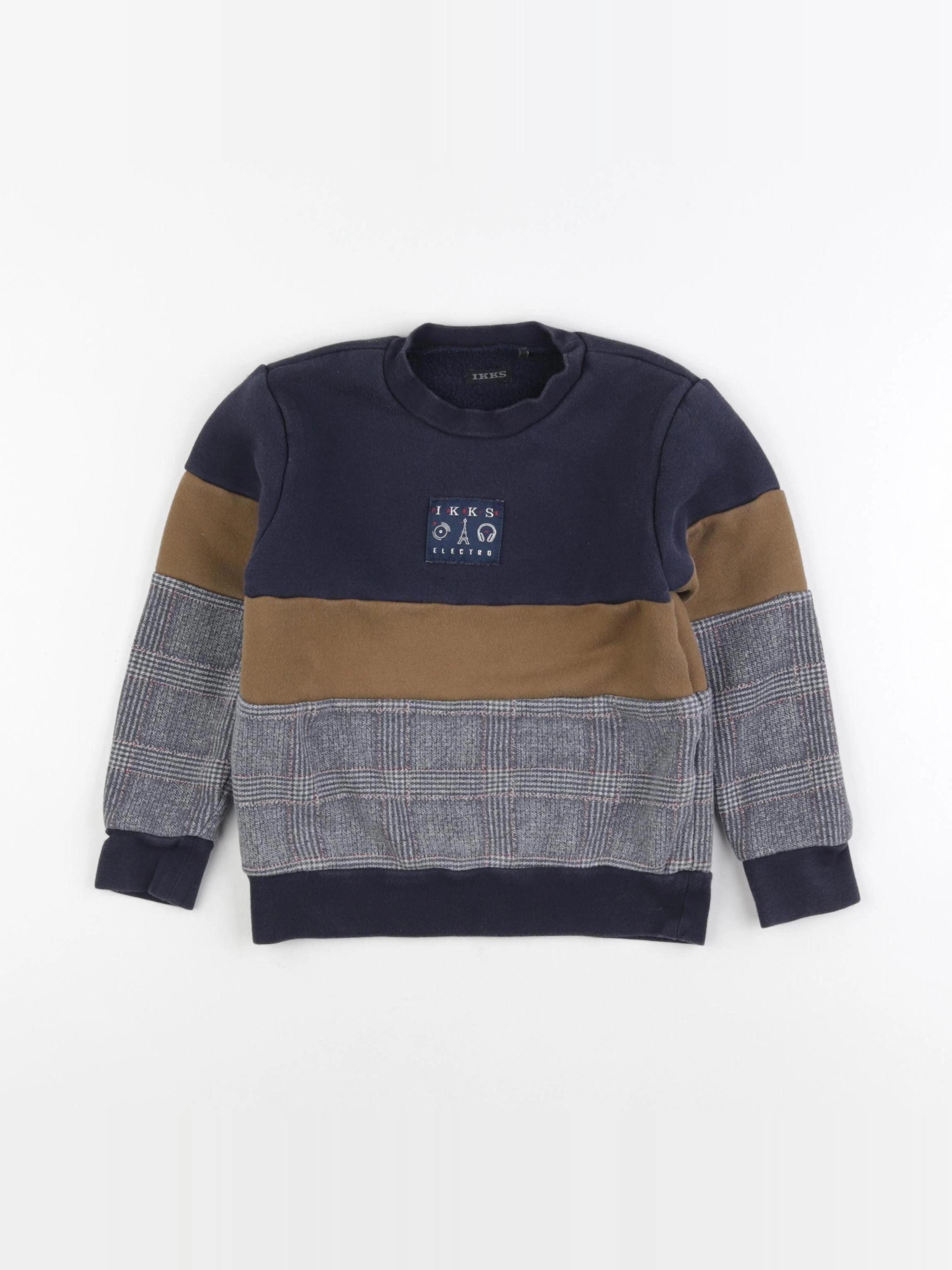 IKKS - sweat bleu - 5 ans