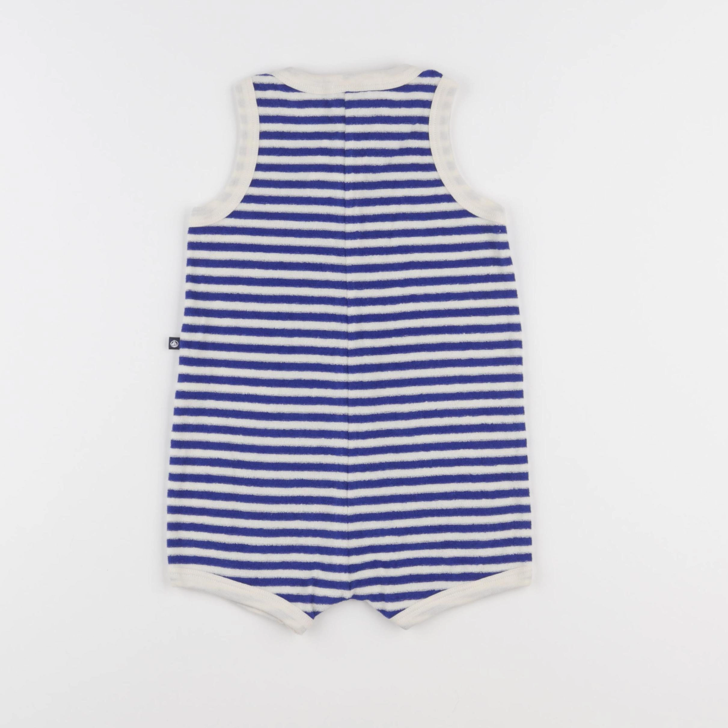 Petit Bateau - combinaison bleu - 12 mois