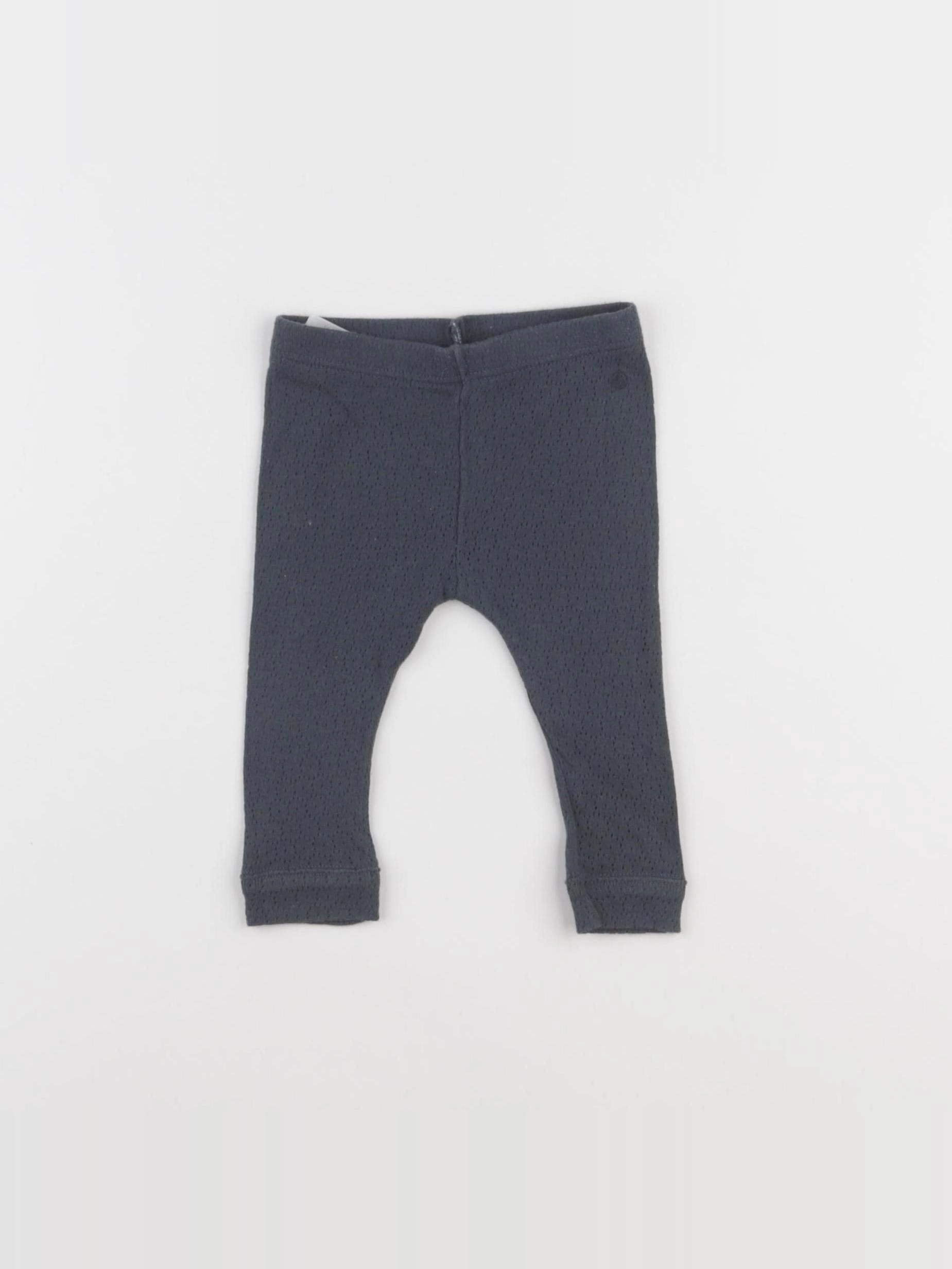 Petit Bateau - legging gris - 6 mois
