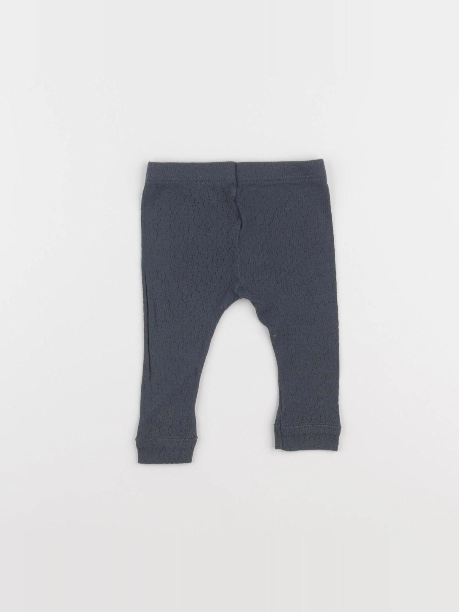 Petit Bateau - legging gris - 6 mois