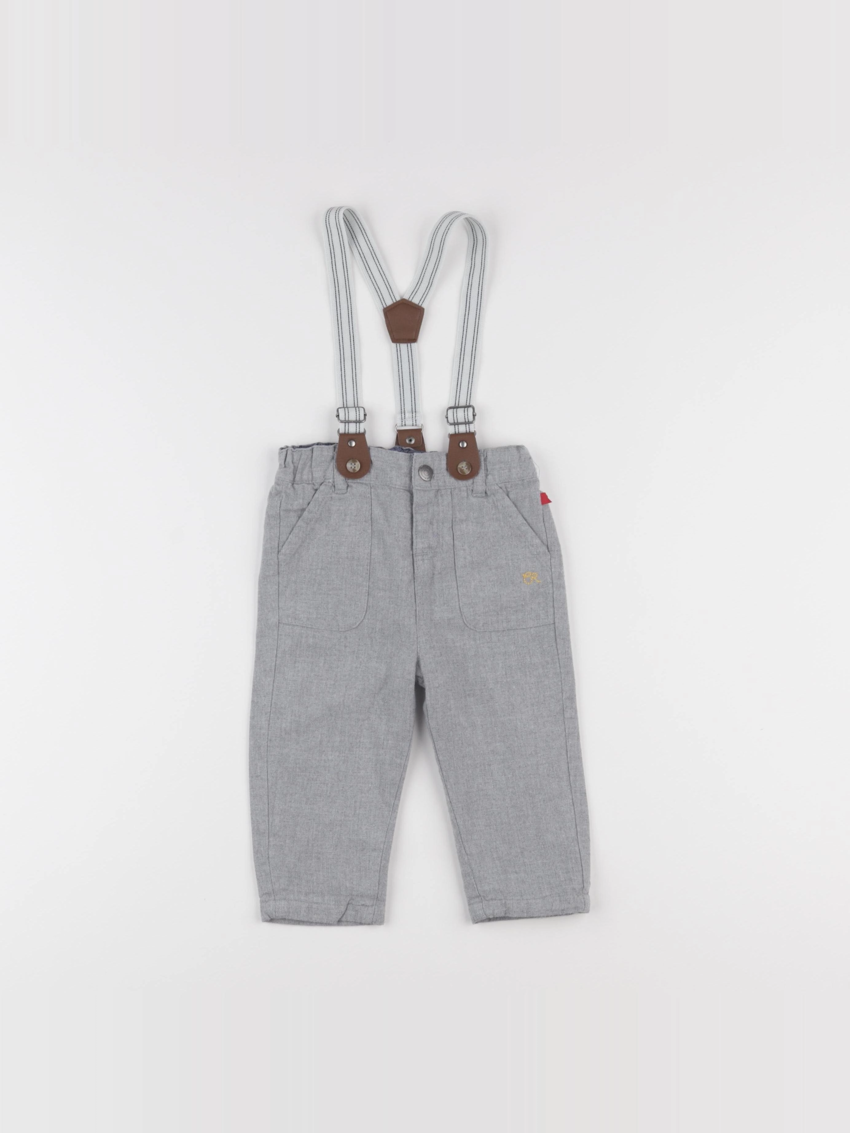 Cadet Rousselle - pantalon gris - 12 mois