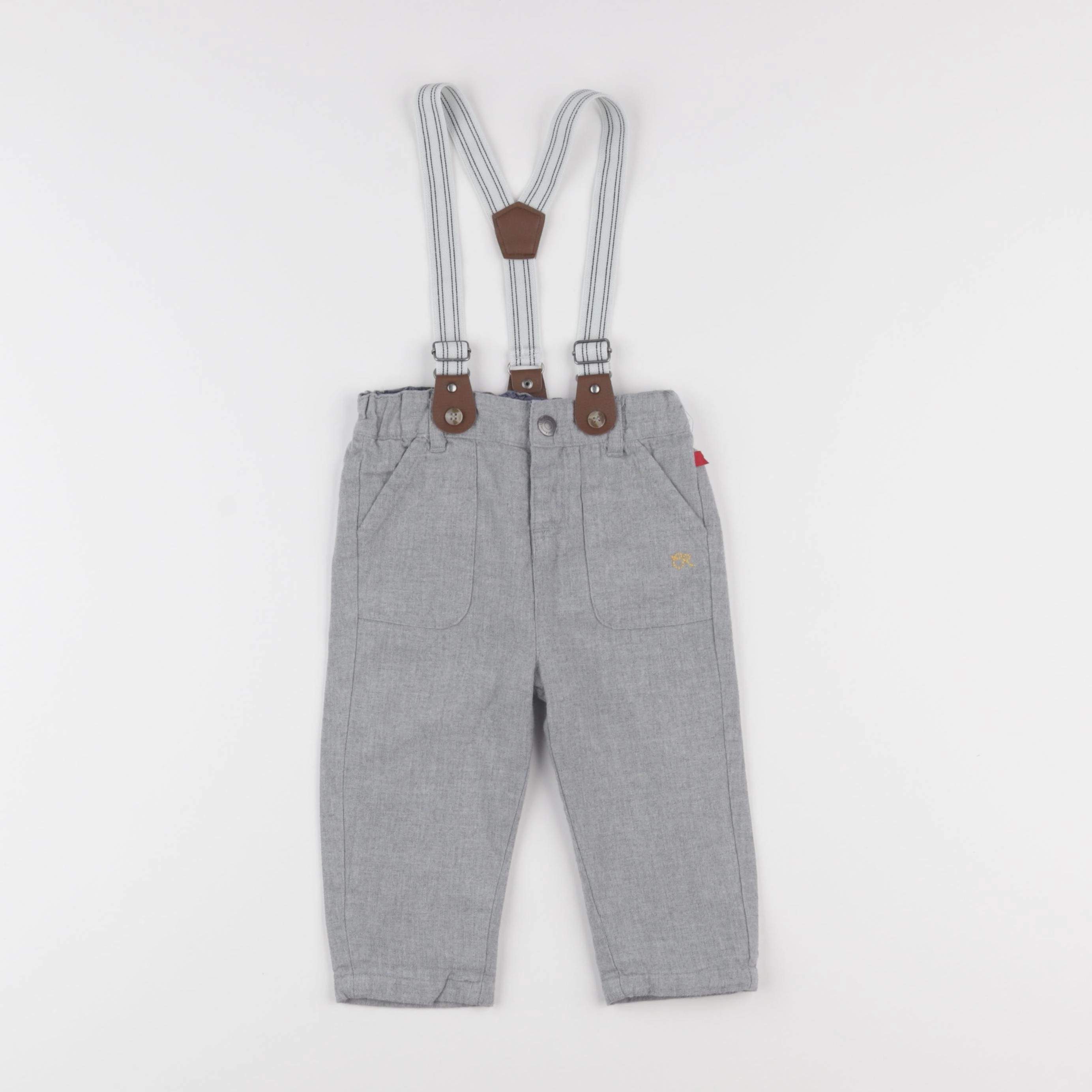 Cadet Rousselle - pantalon gris - 12 mois