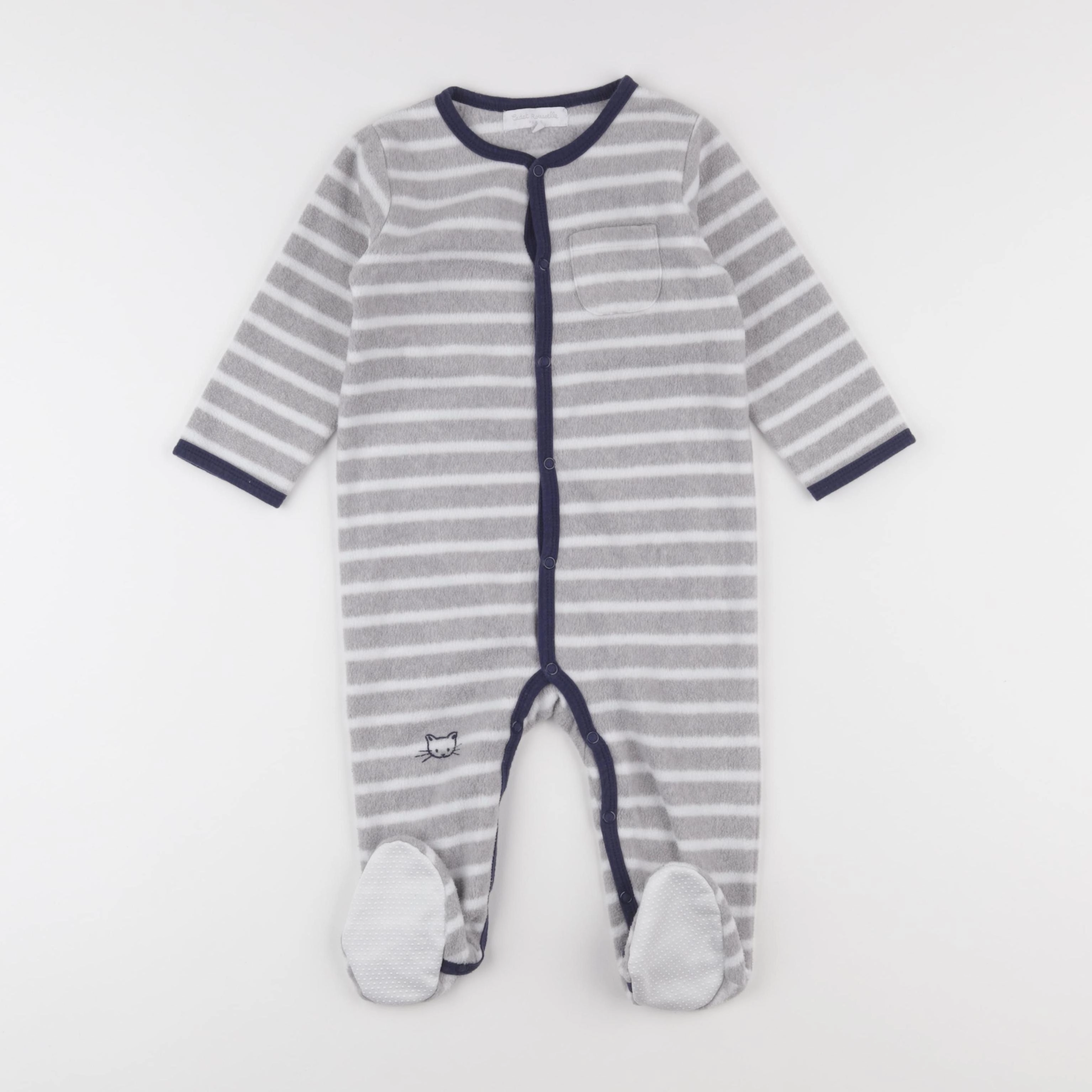 Cadet Rousselle - pyjama coton gris - 18 mois