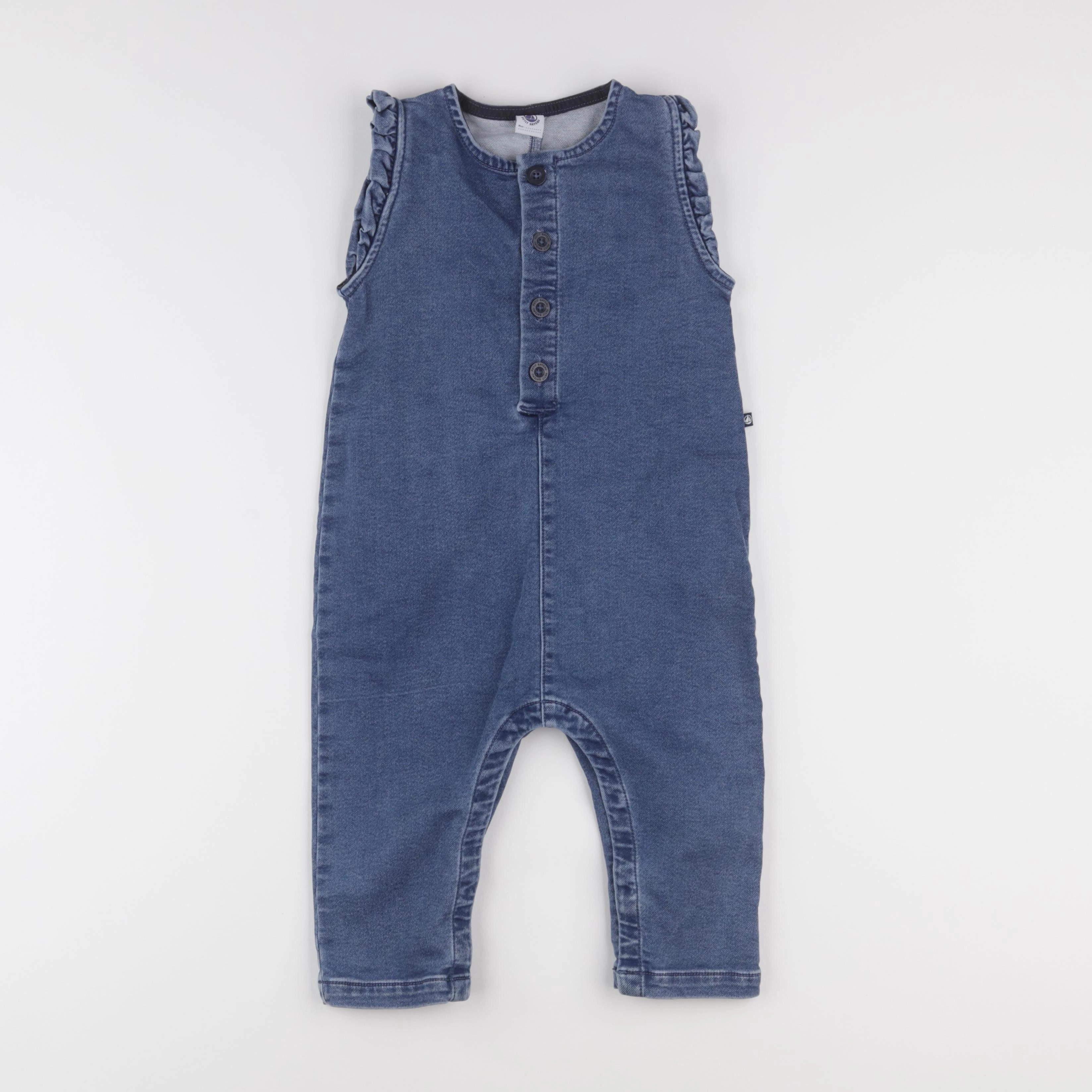 Petit Bateau - combinaison bleu - 36 mois