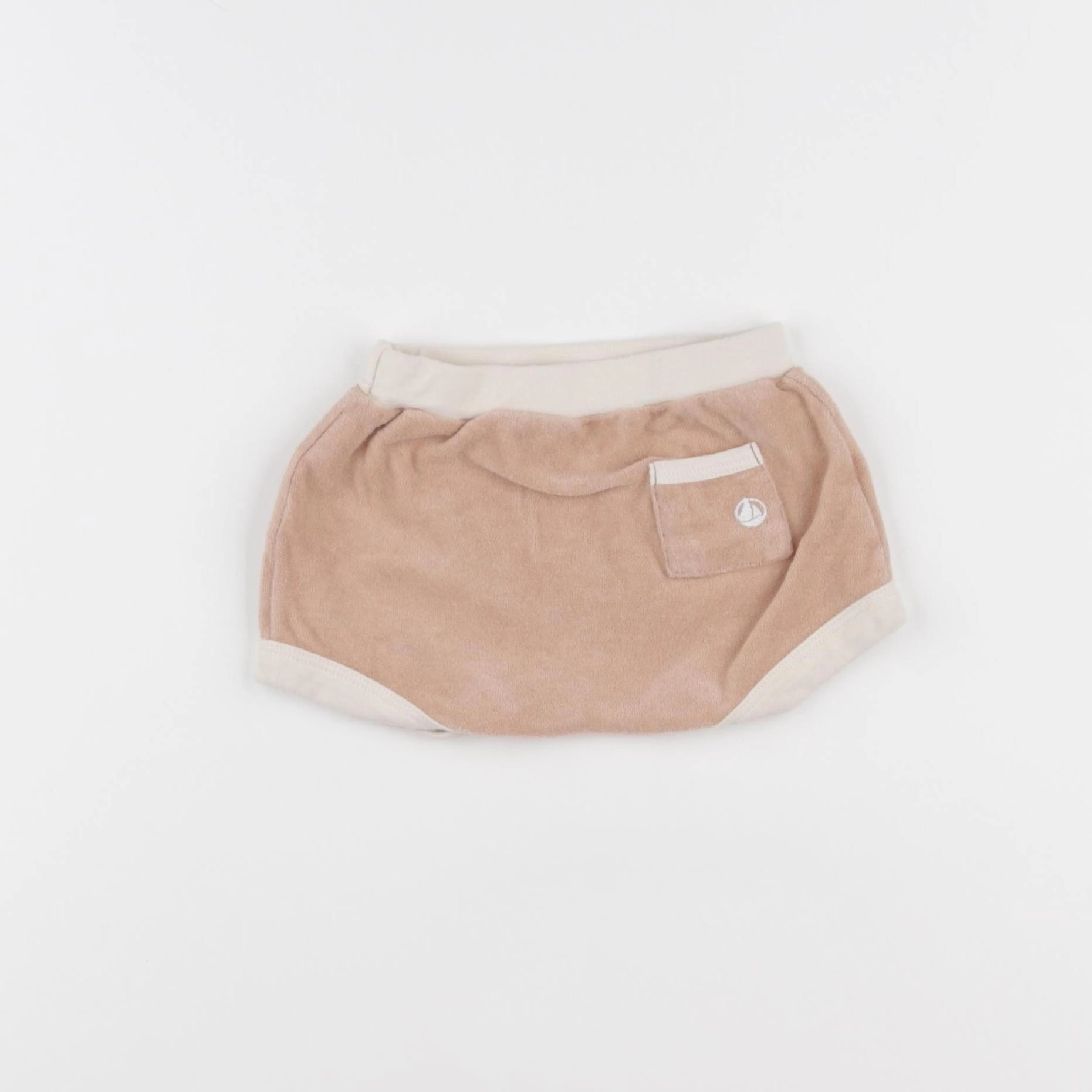 Petit Bateau - short marron - 12 mois