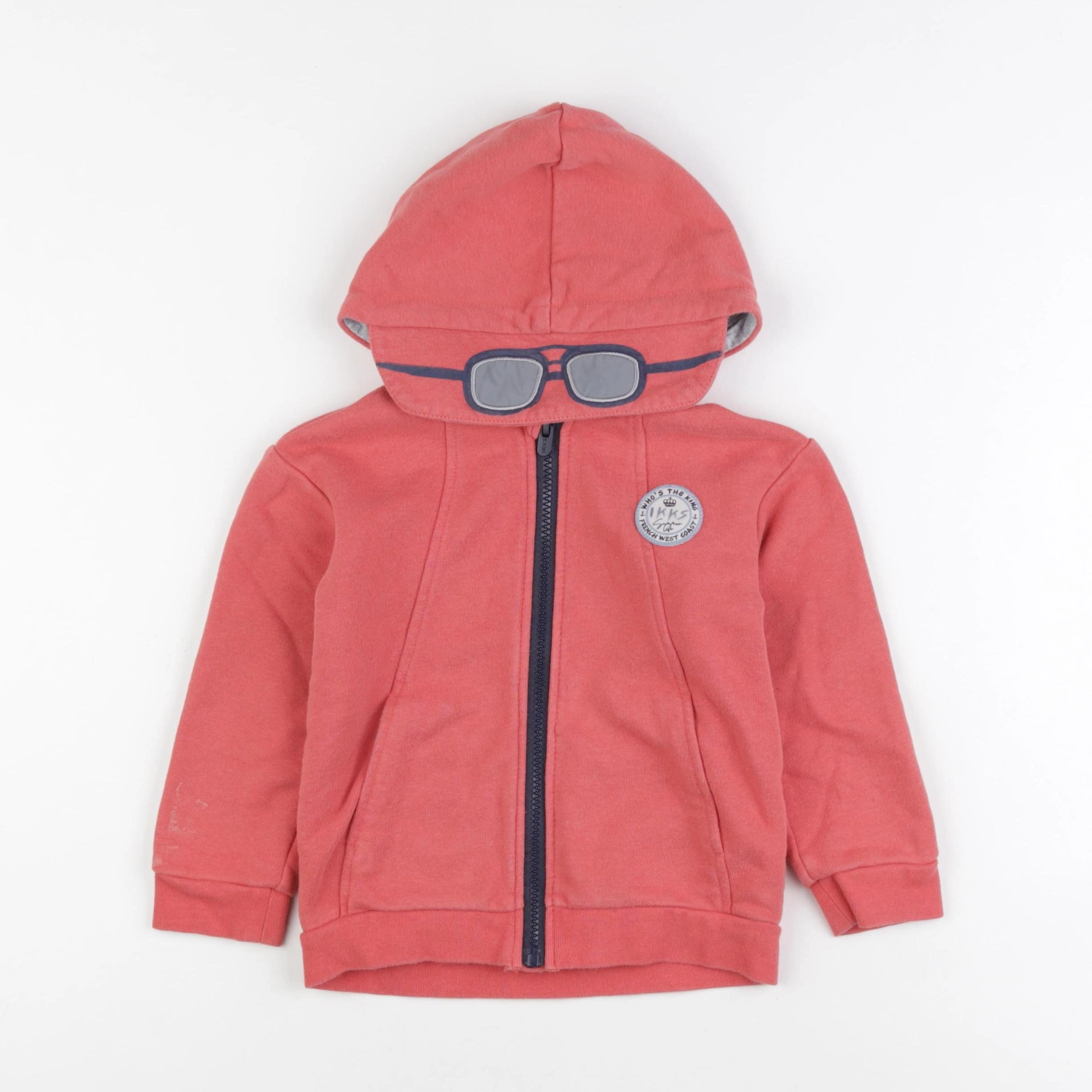 IKKS - sweat rouge - 3 ans