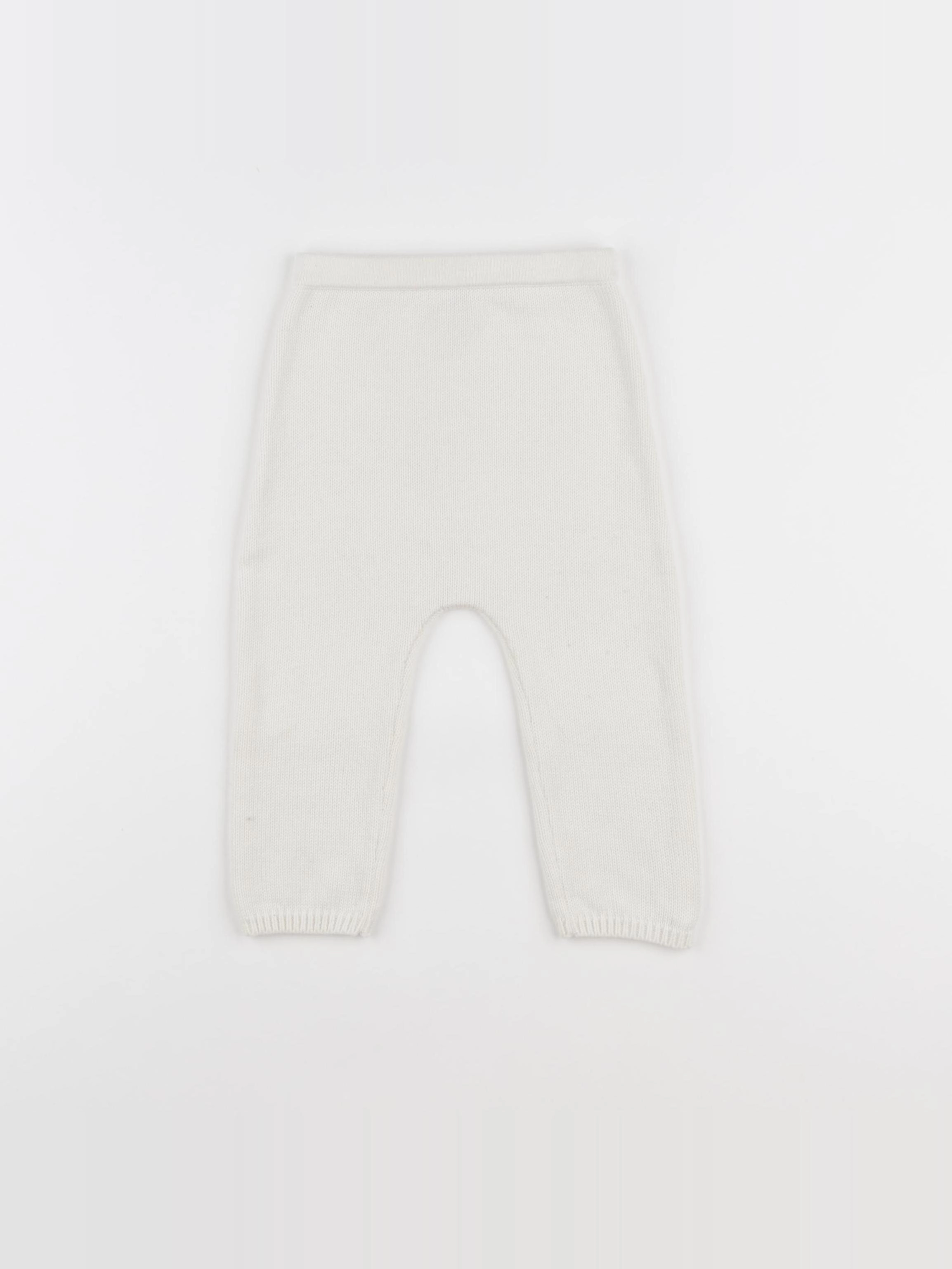 Petit Bateau - sarouel beige - 12 mois