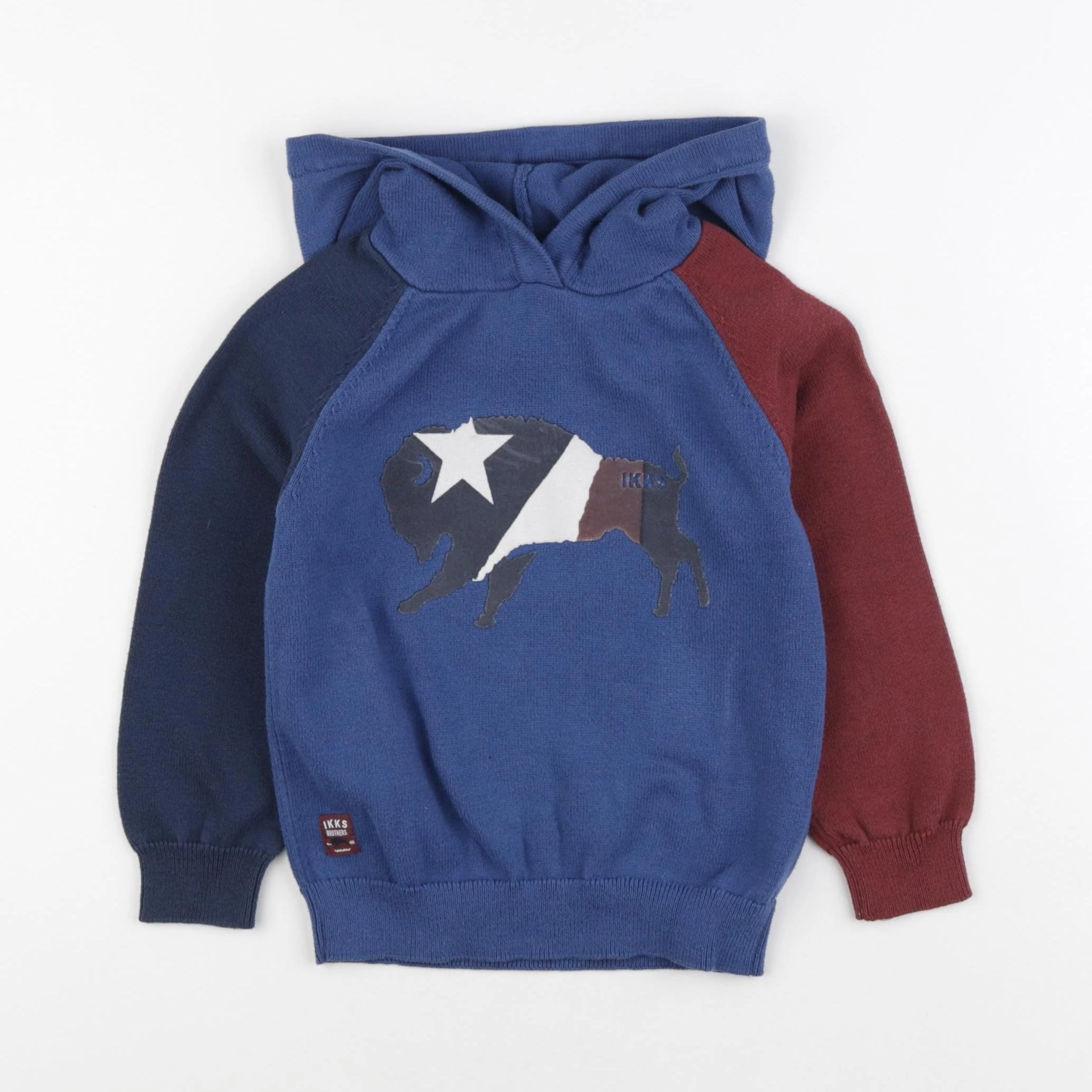 IKKS - pull bleu - 4 ans