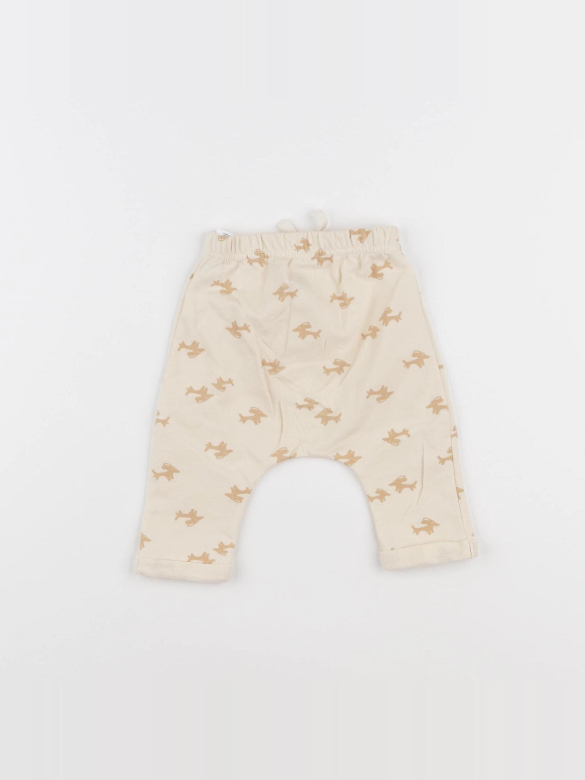 Petit Bateau - sarouel beige - 3 mois