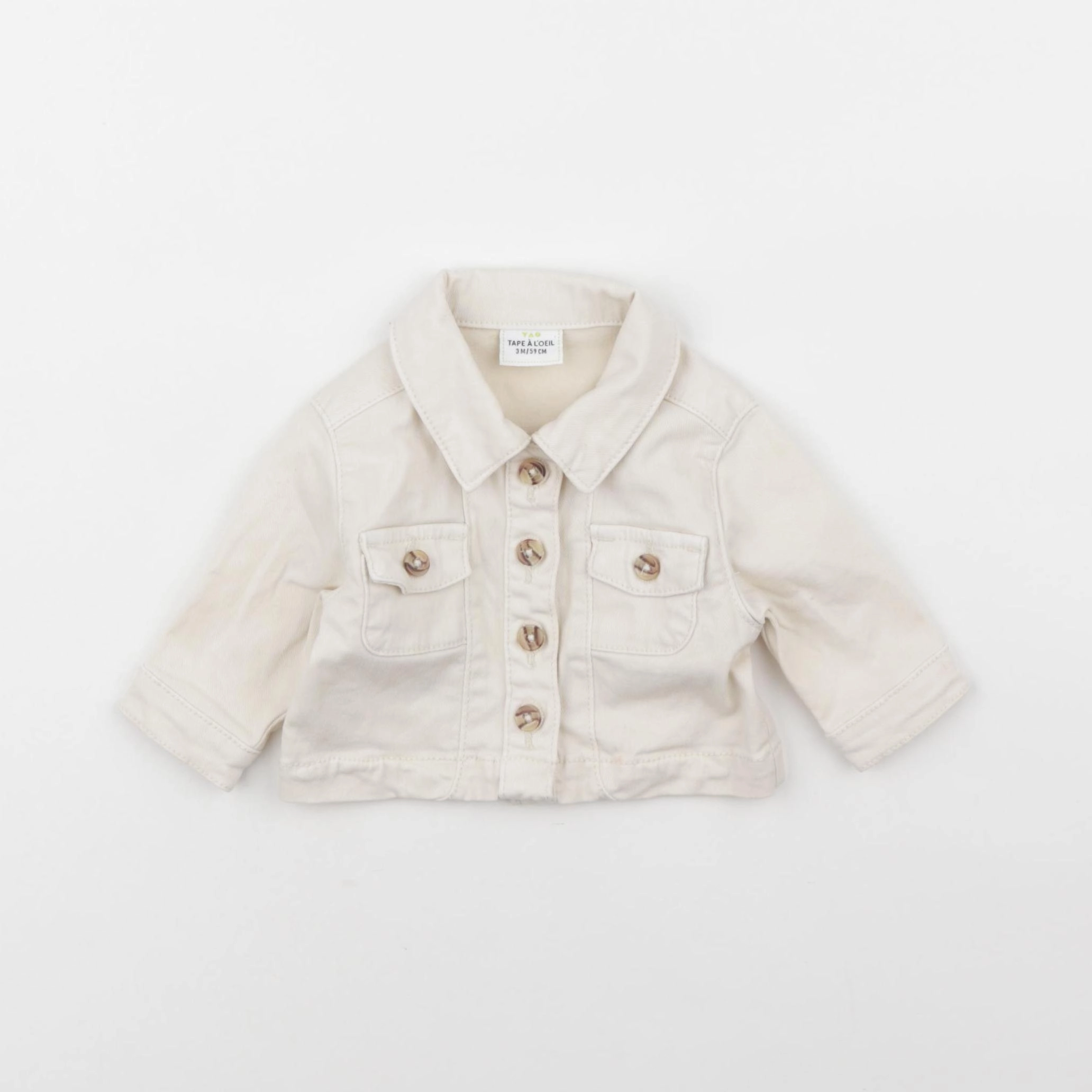 Tape à l'oeil - veste beige - 3 mois