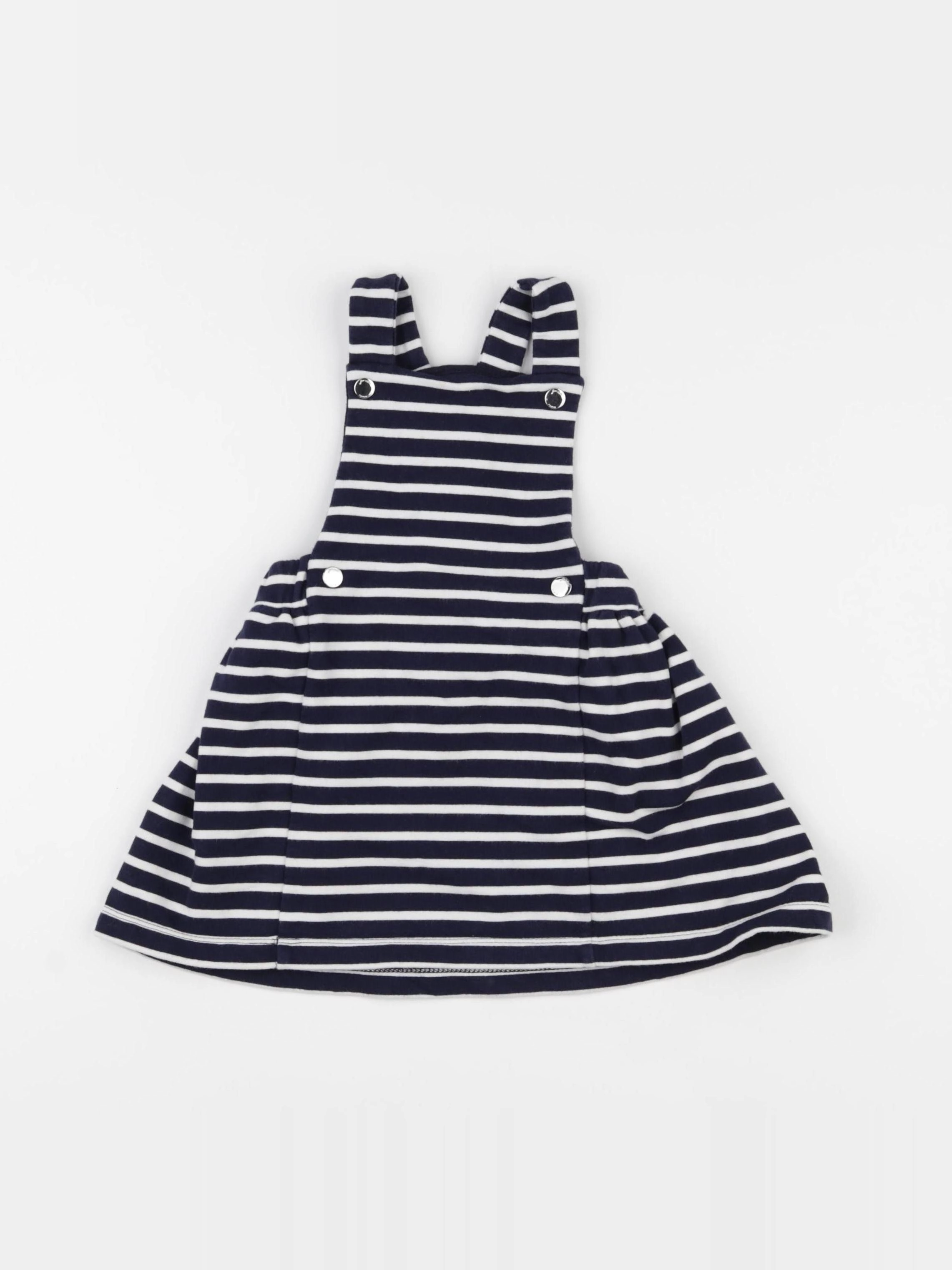 Jacadi - robe bleu, blanc - 24 mois