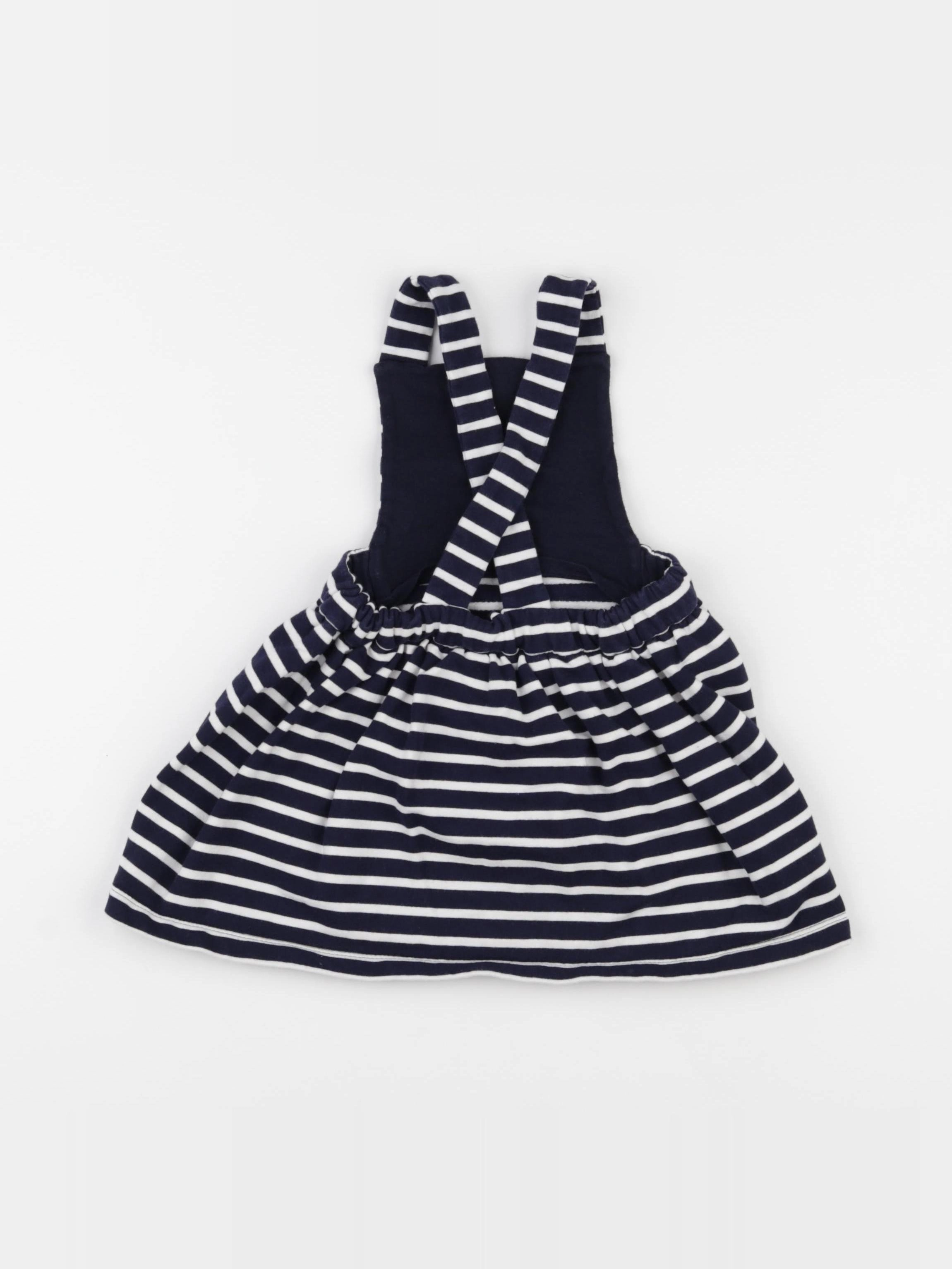 Jacadi - robe bleu, blanc - 24 mois