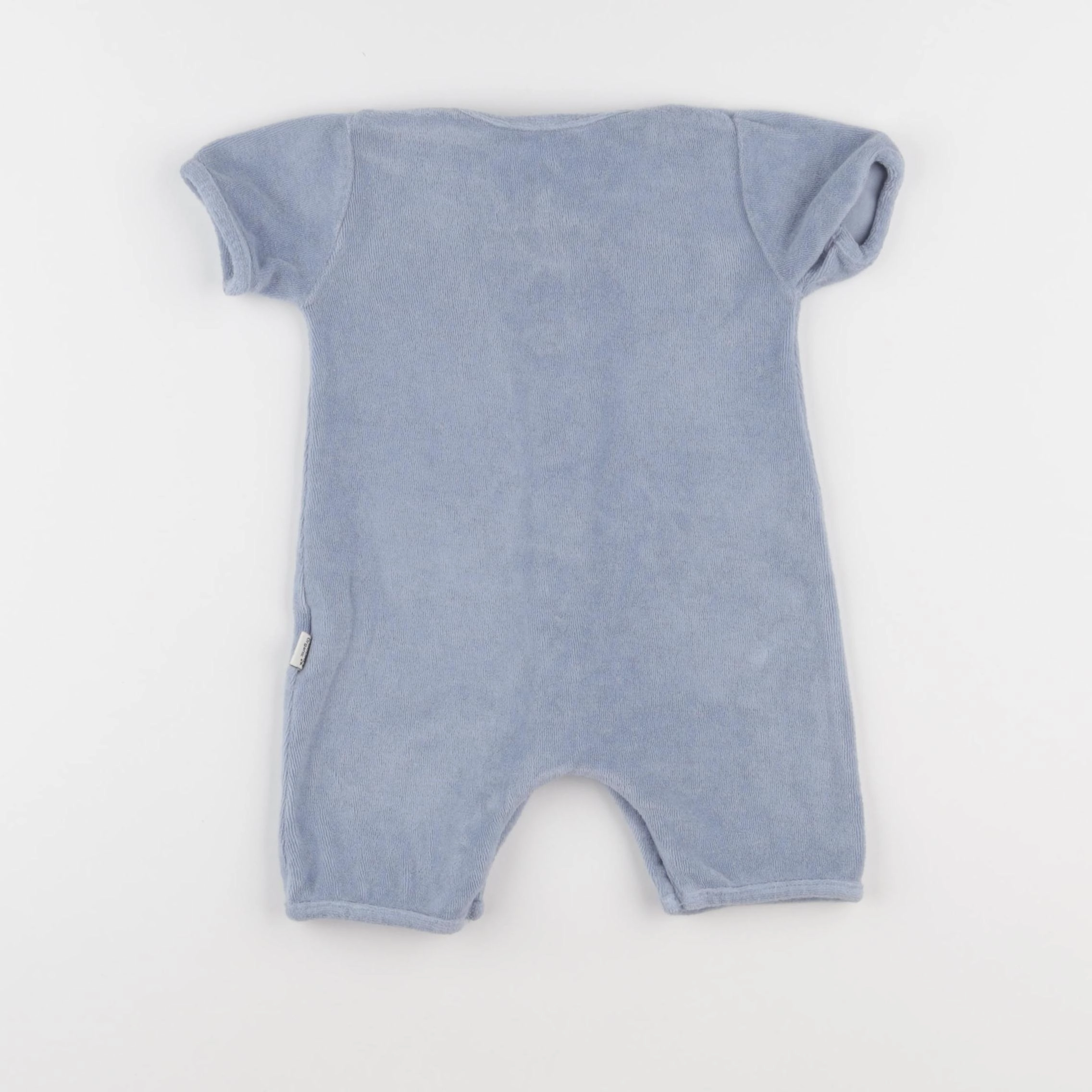 Poudre Organic - pyjama velours bleu - 9 mois