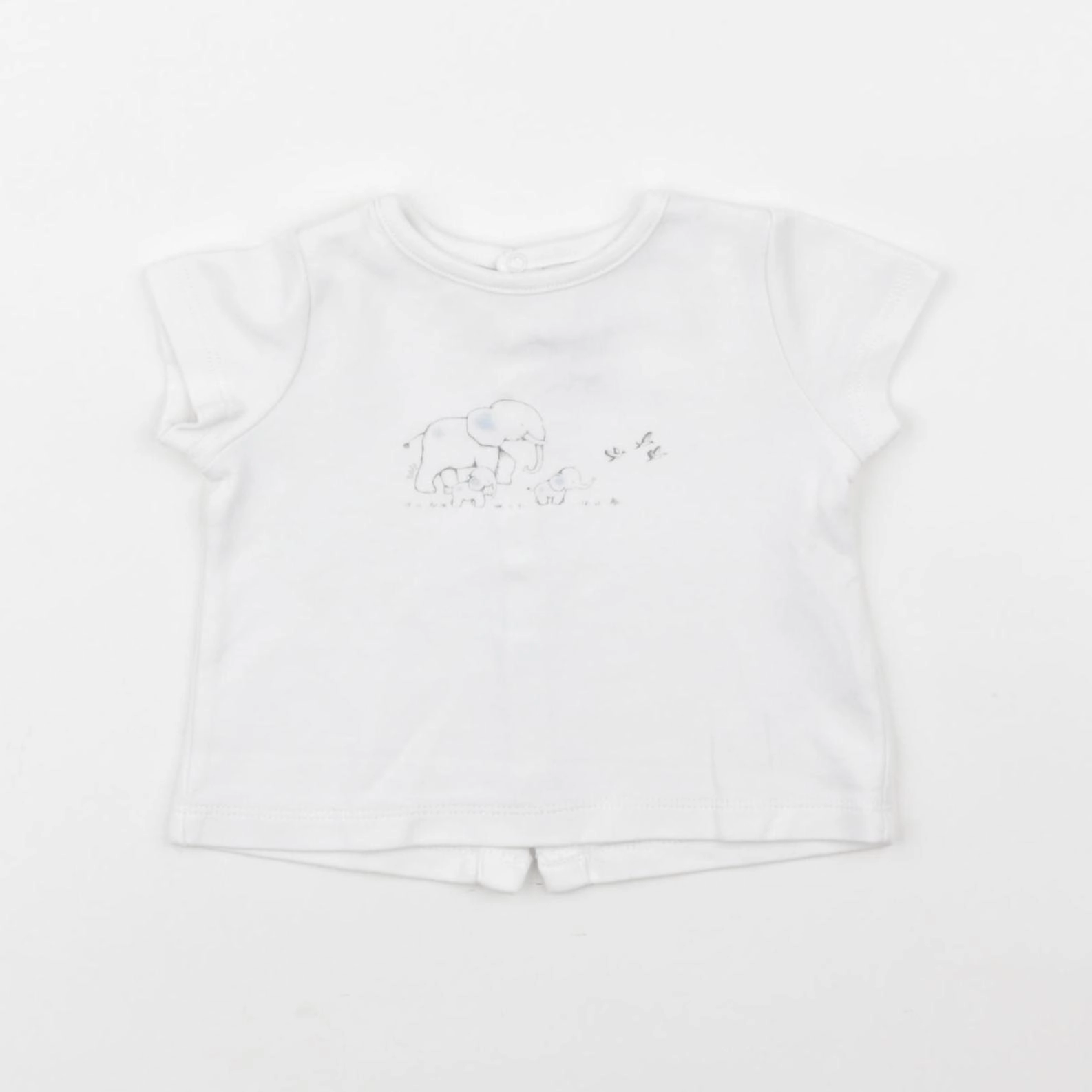 Natalys - tee-shirt blanc - 3 mois