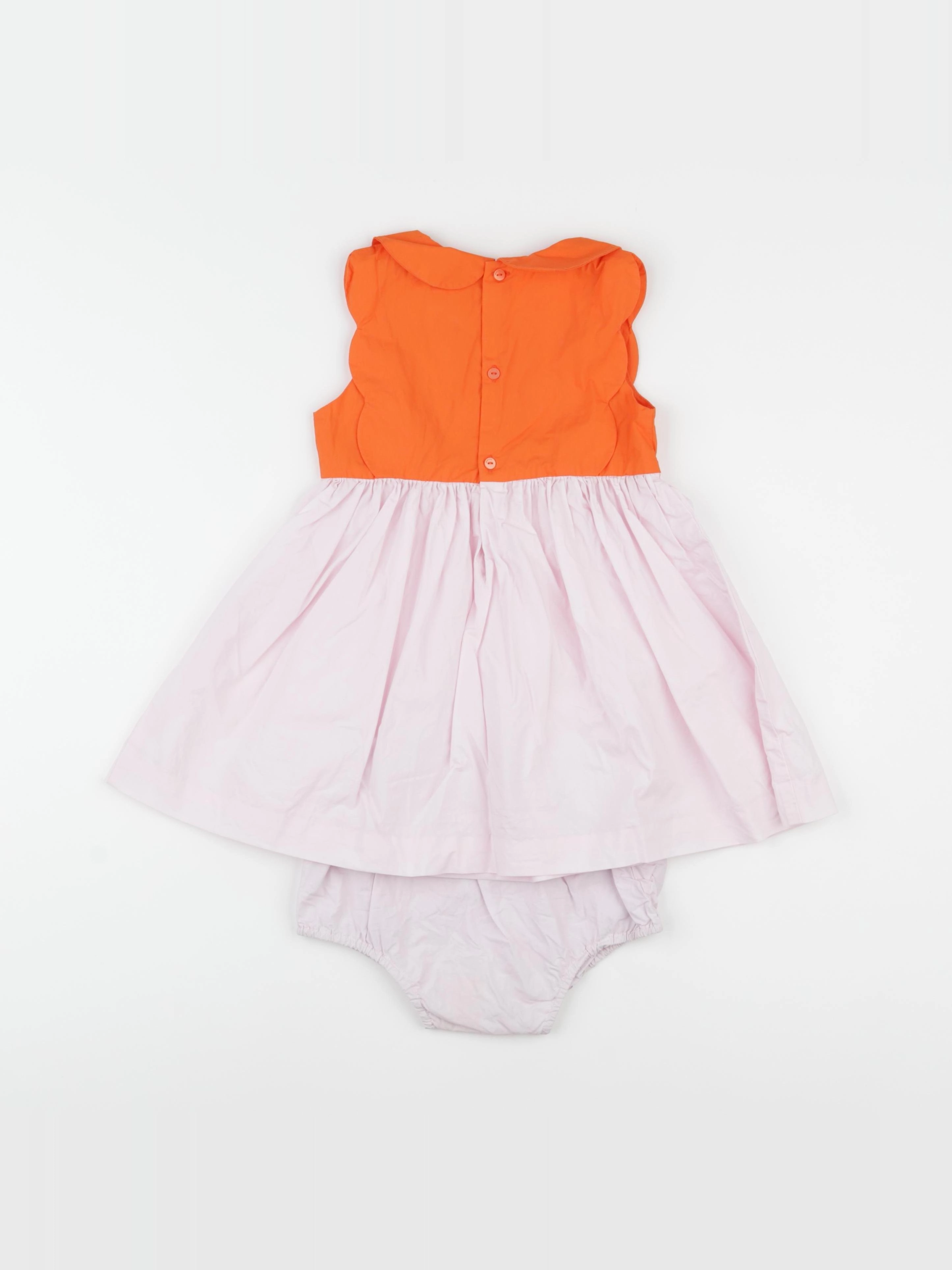 Jacadi - robe rose, orange - 36 mois