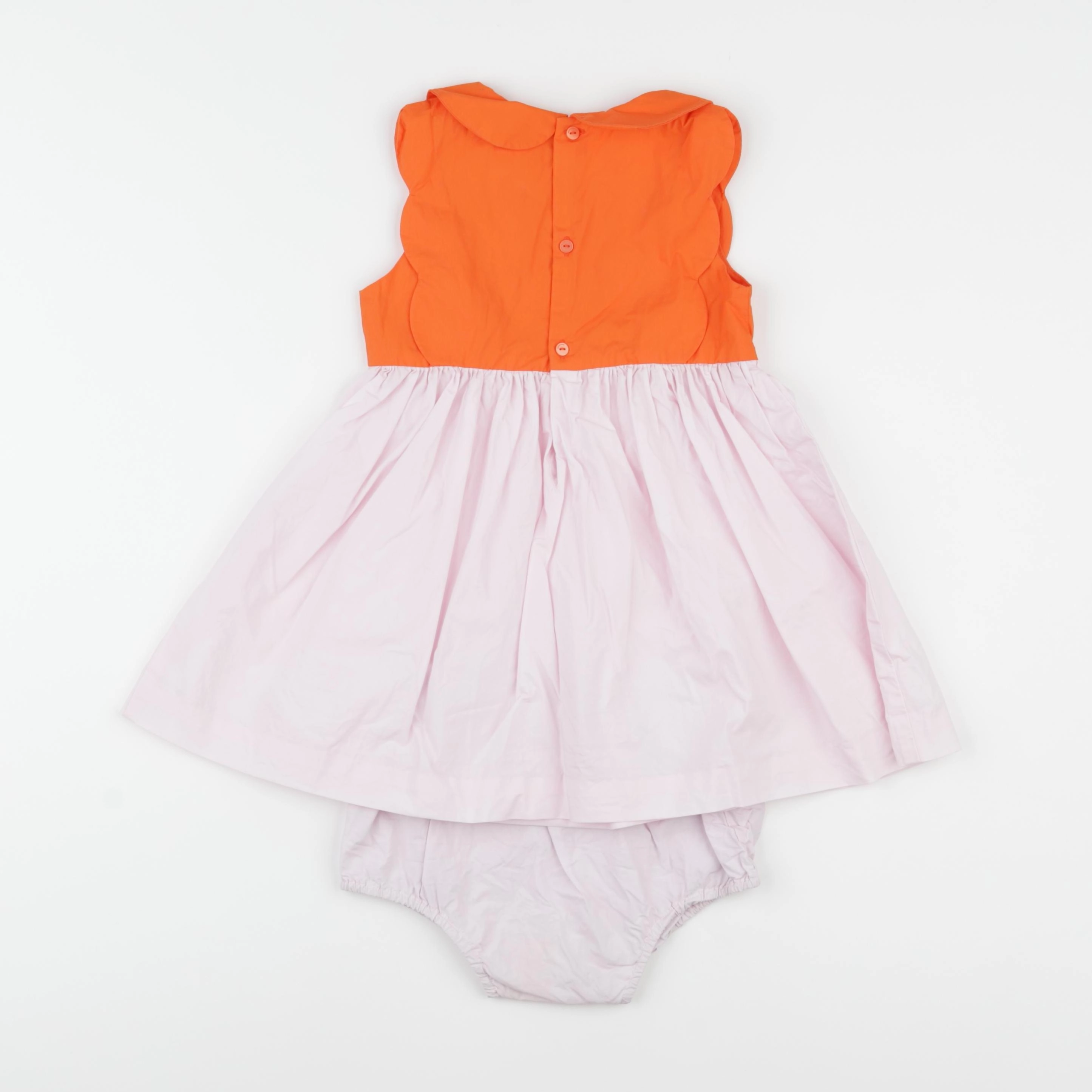 Jacadi - robe rose, orange - 36 mois