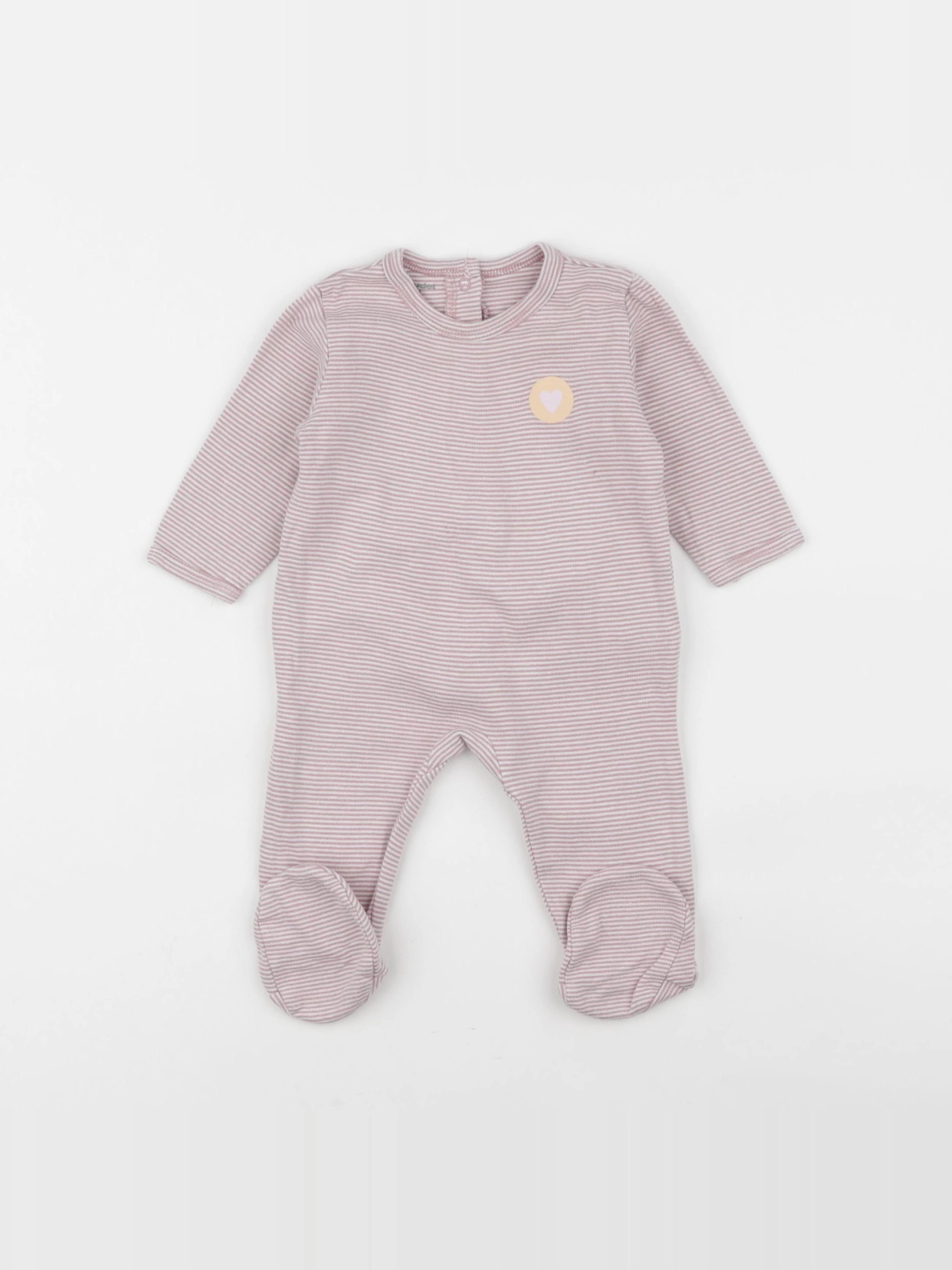 Vertbaudet - pyjama rose - 6 mois