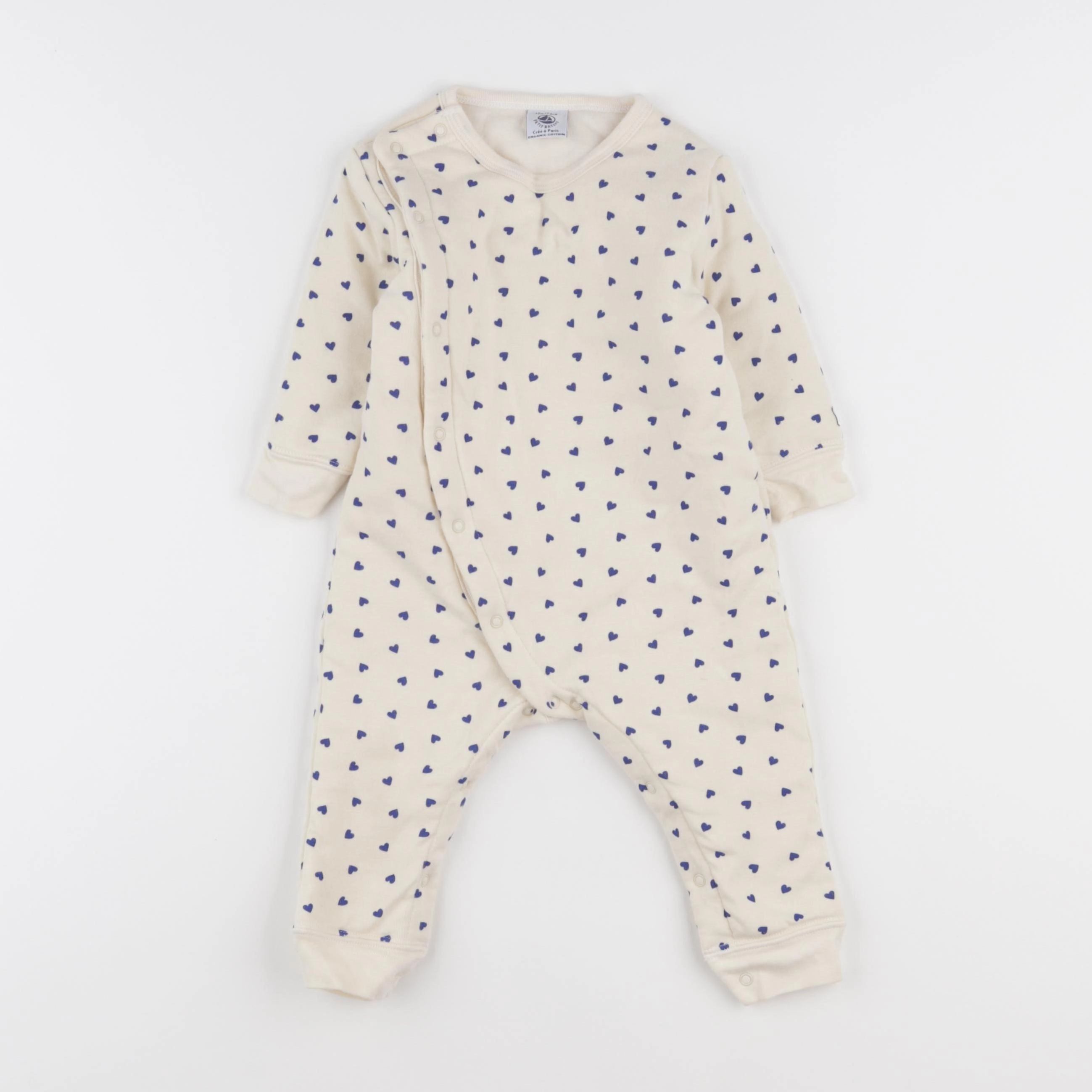 Petit Bateau - sur-pyjama beige - 12 mois