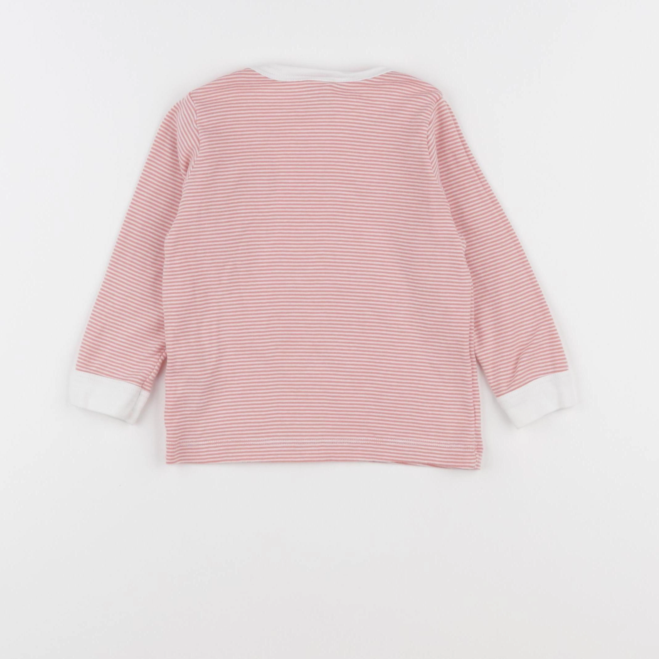 Petit Bateau - maillot de corps rose - 2 ans