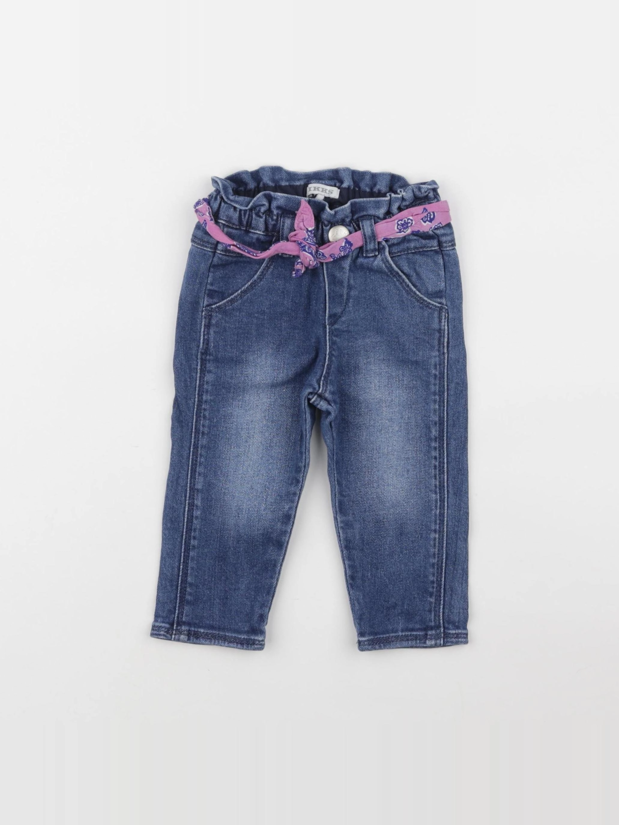 IKKS - jean bleu - 6 mois