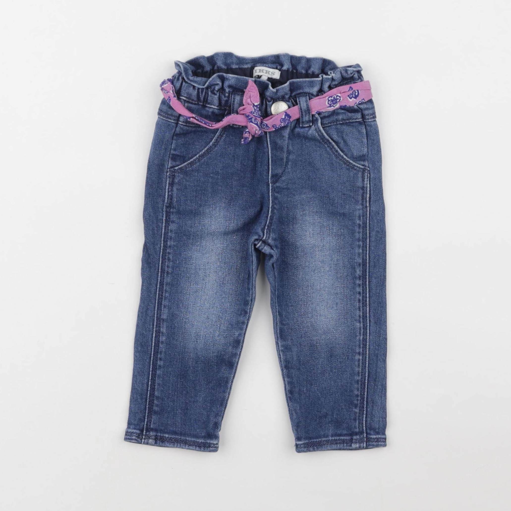 IKKS - jean bleu - 6 mois