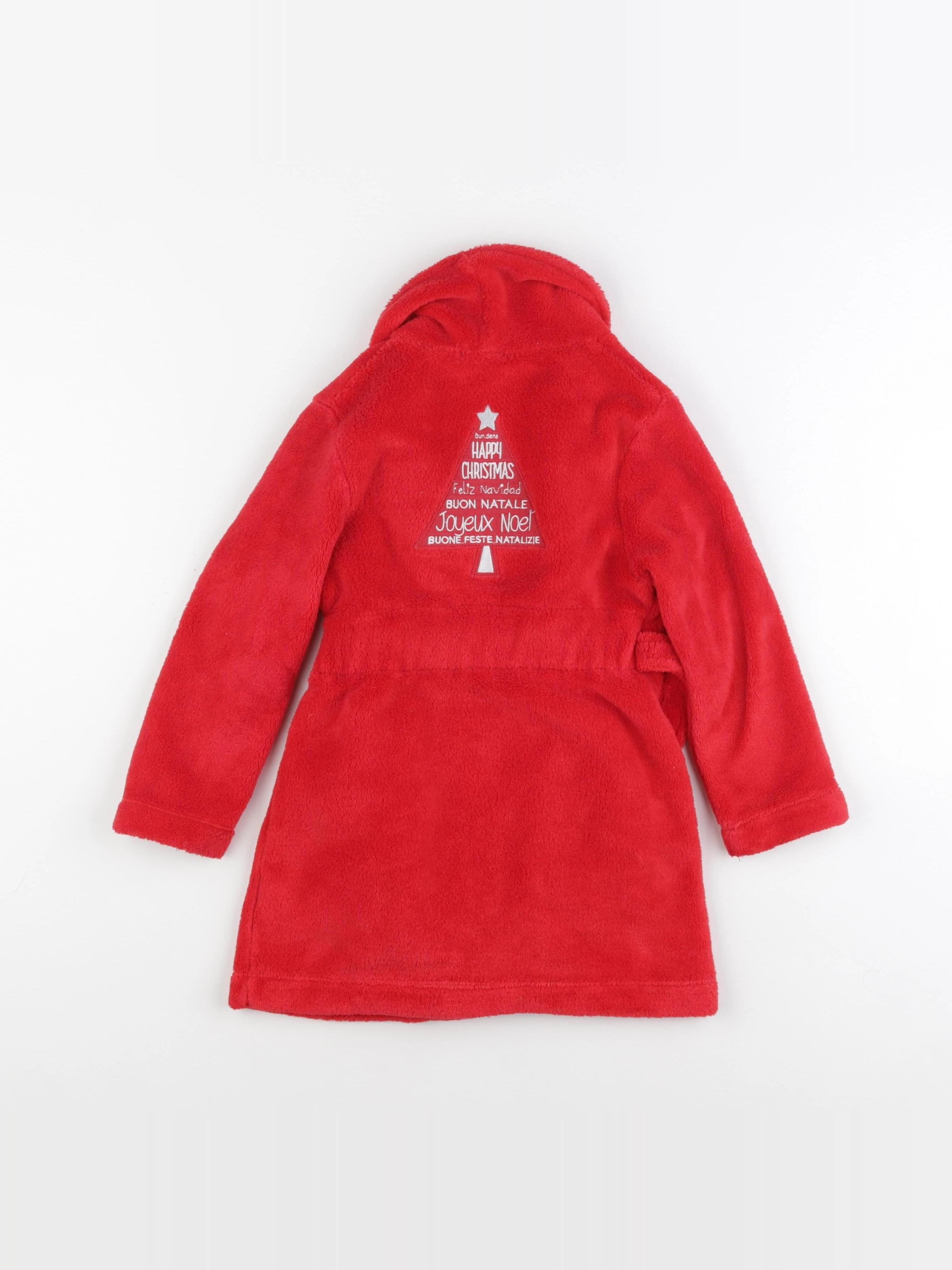 Vertbaudet - robe de chambre rouge - 4 ans