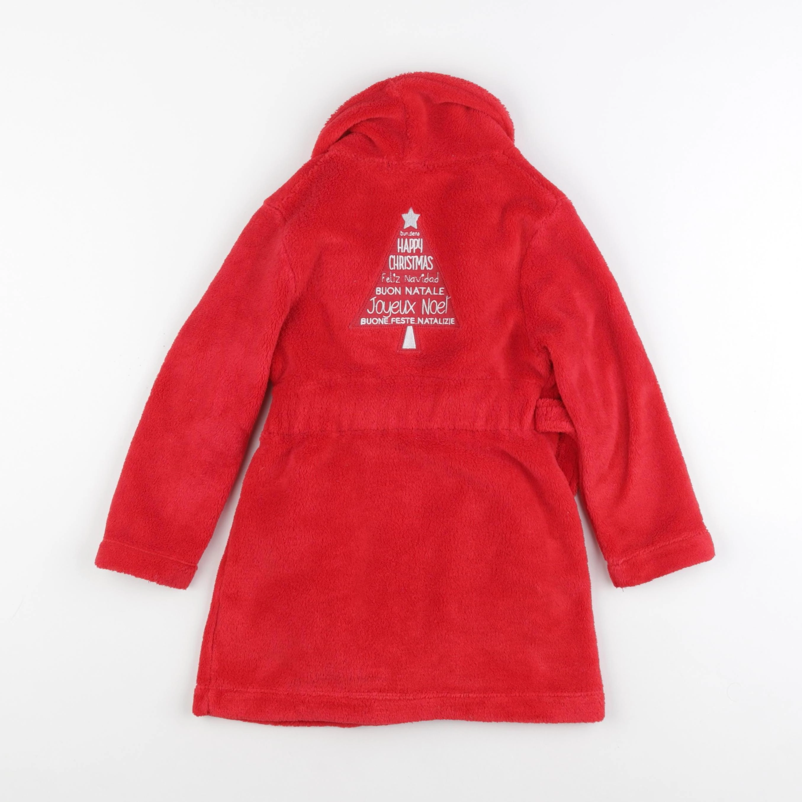 Vertbaudet - robe de chambre rouge - 4 ans