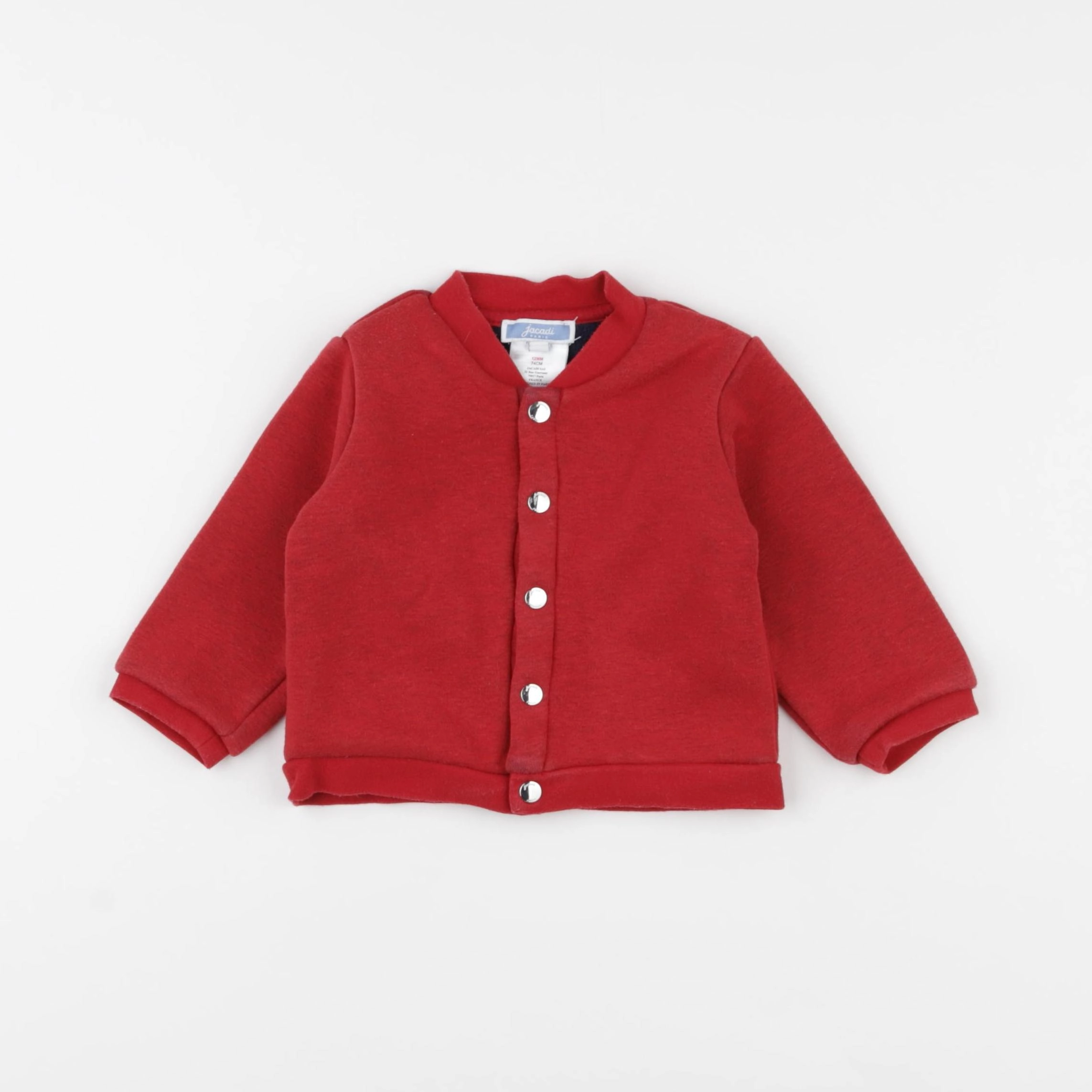 Jacadi - sweat rouge - 12 mois